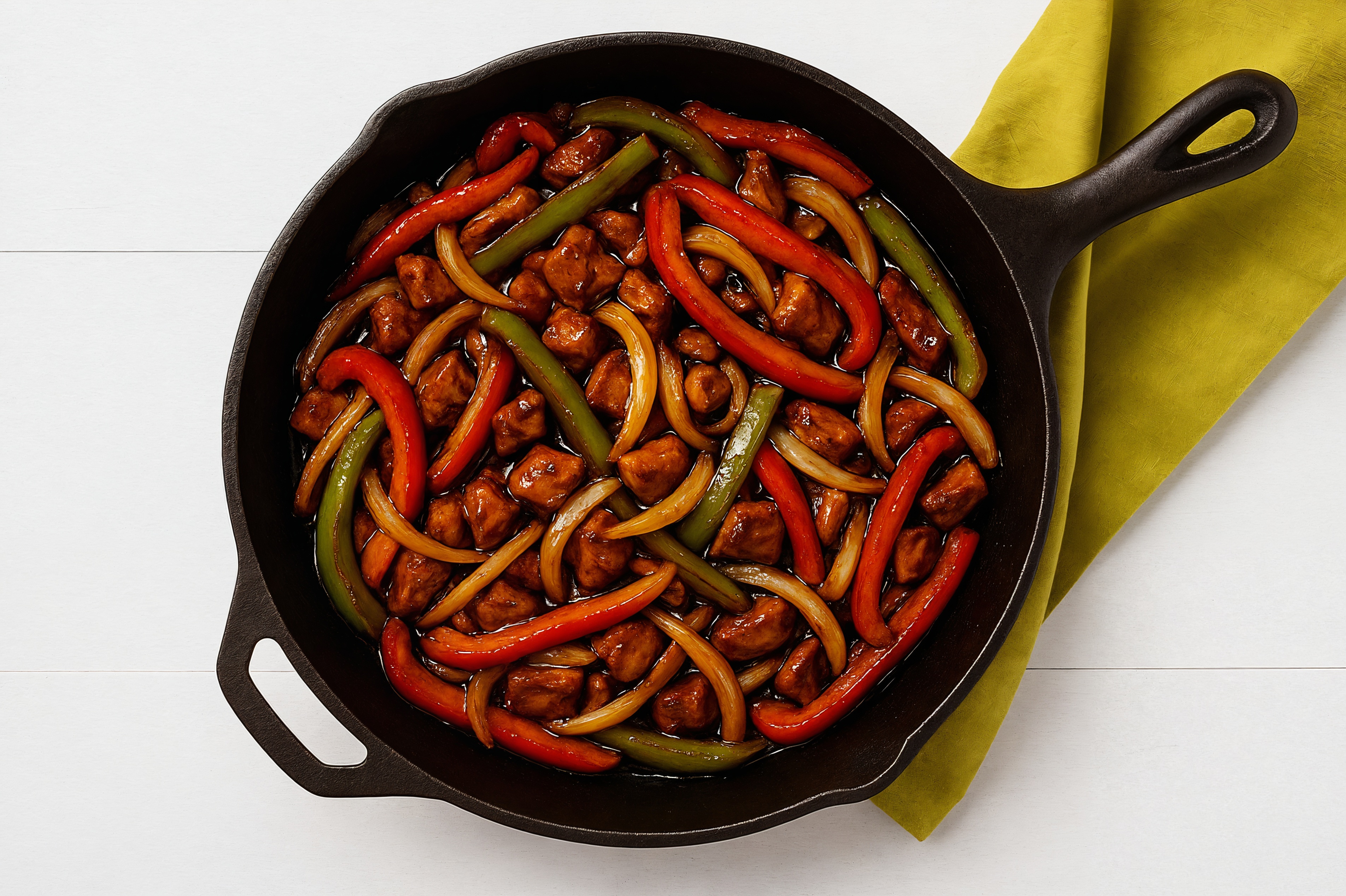 Teriyaki Pork Chop Stir-Fry with Bell Peppers