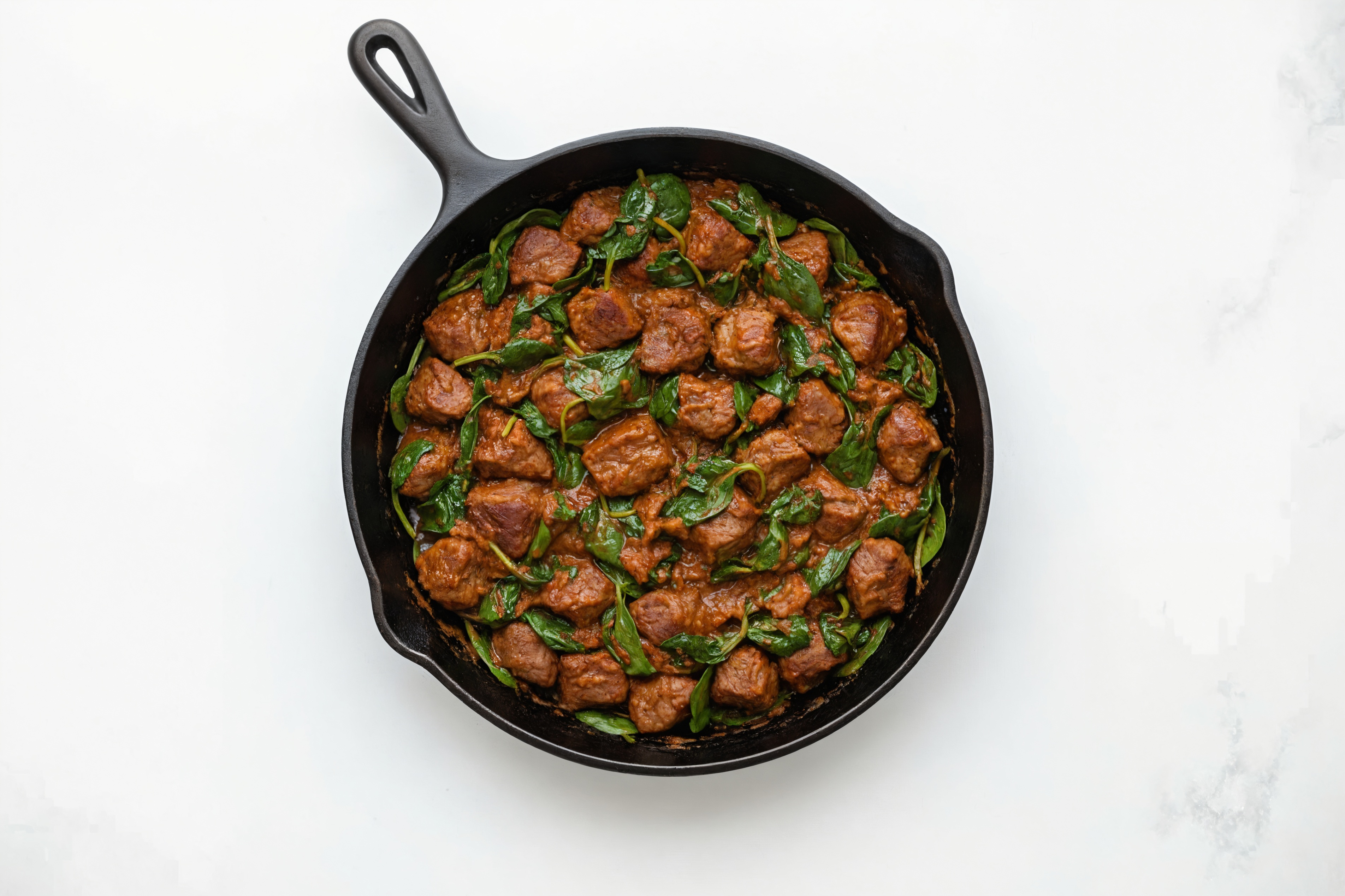 Spicy Lamb Vindaloo with Baby Spinach