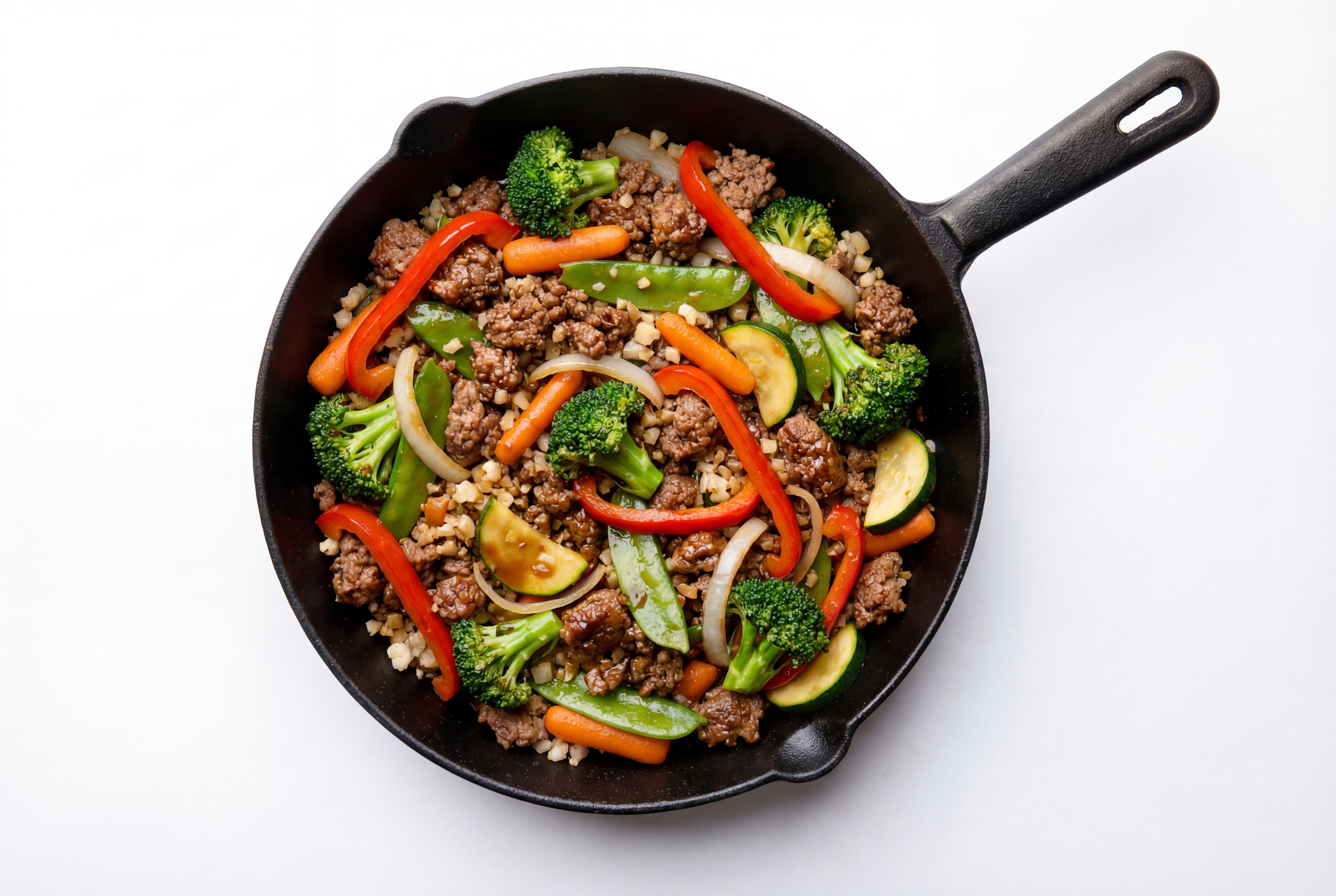 Japanese BBQ Mexican-Style Ground Beef + Cauliflower Rice