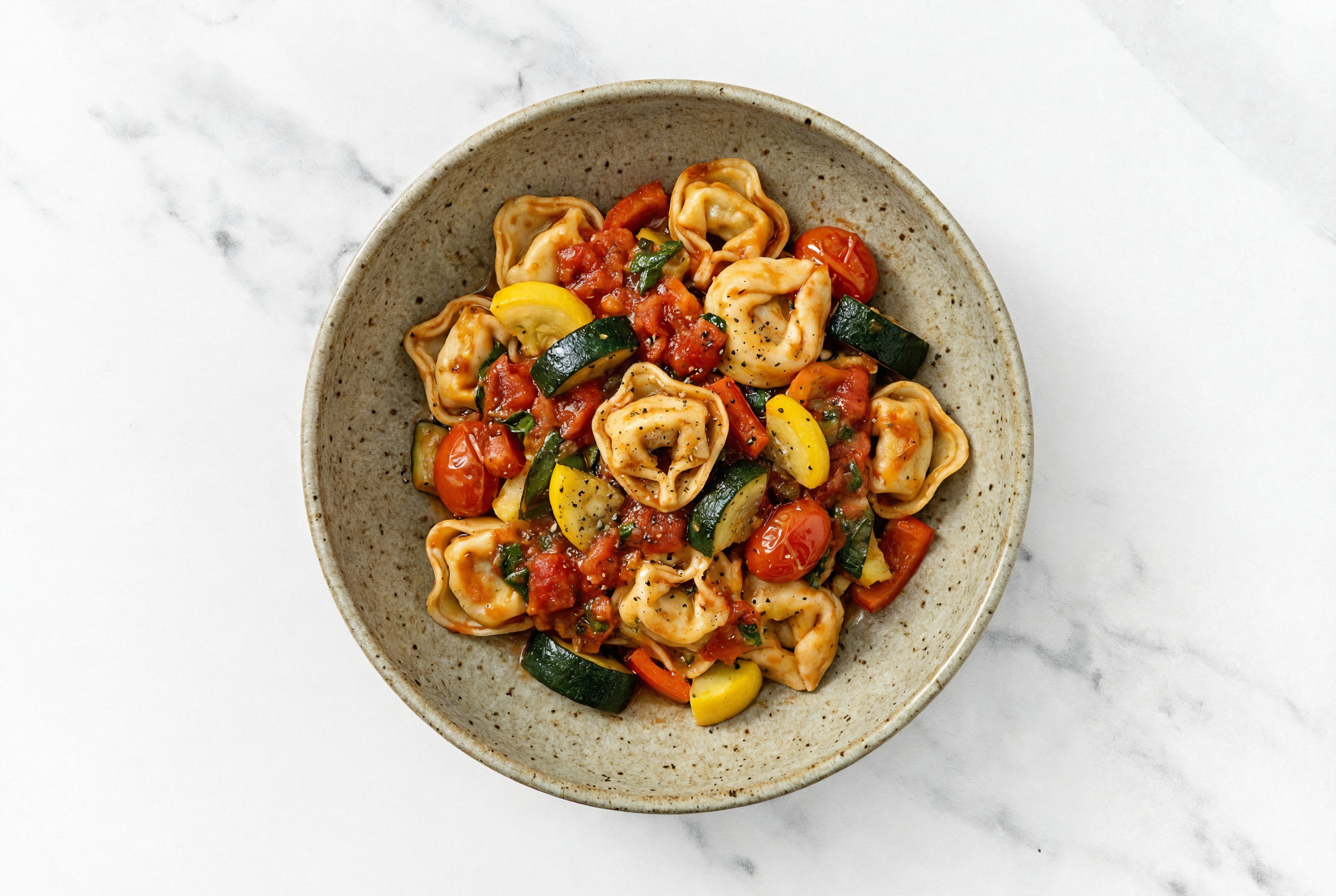 Cheese Tortellini + Veggie Marinara