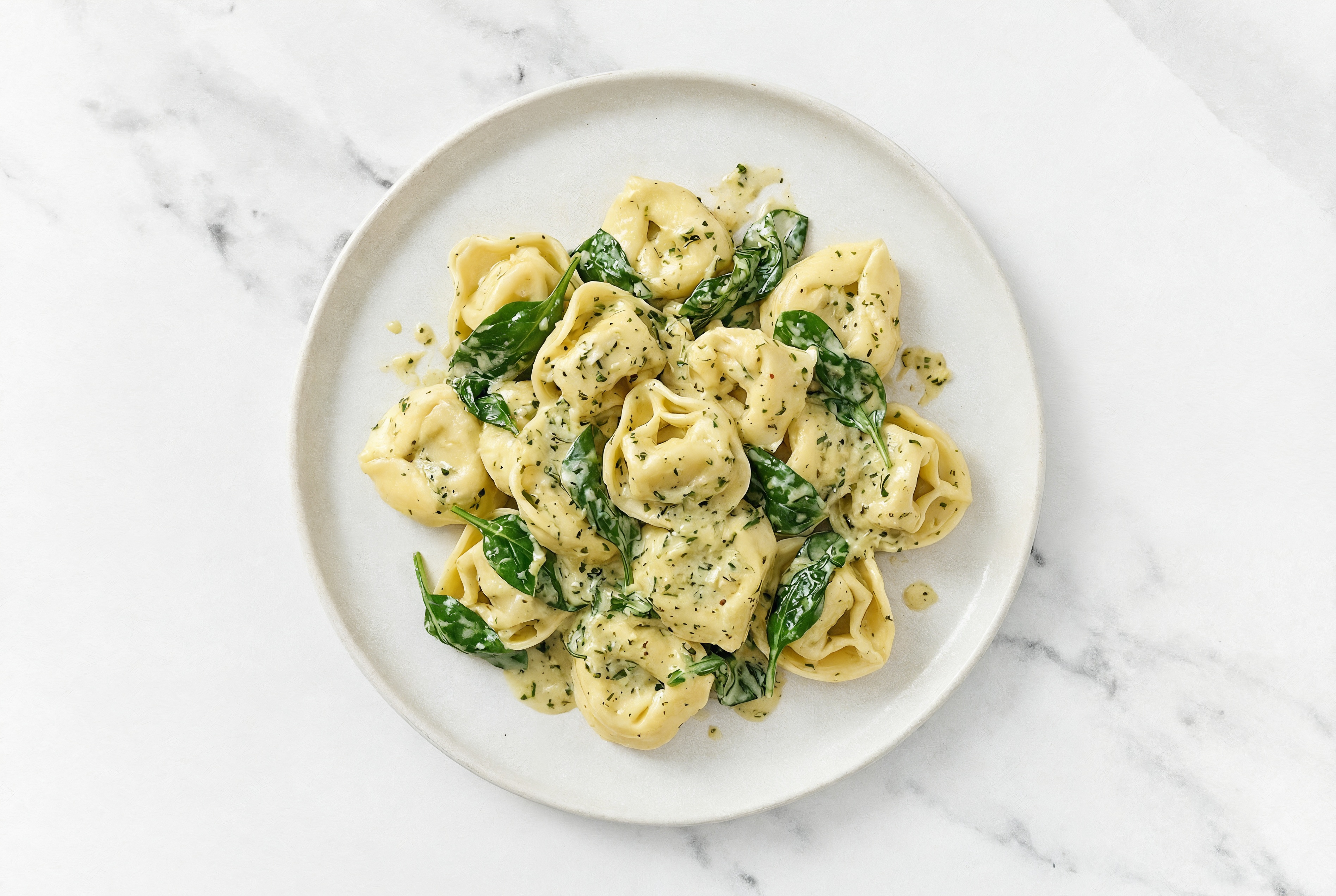 Herby Spinach Artichoke Tortelloni