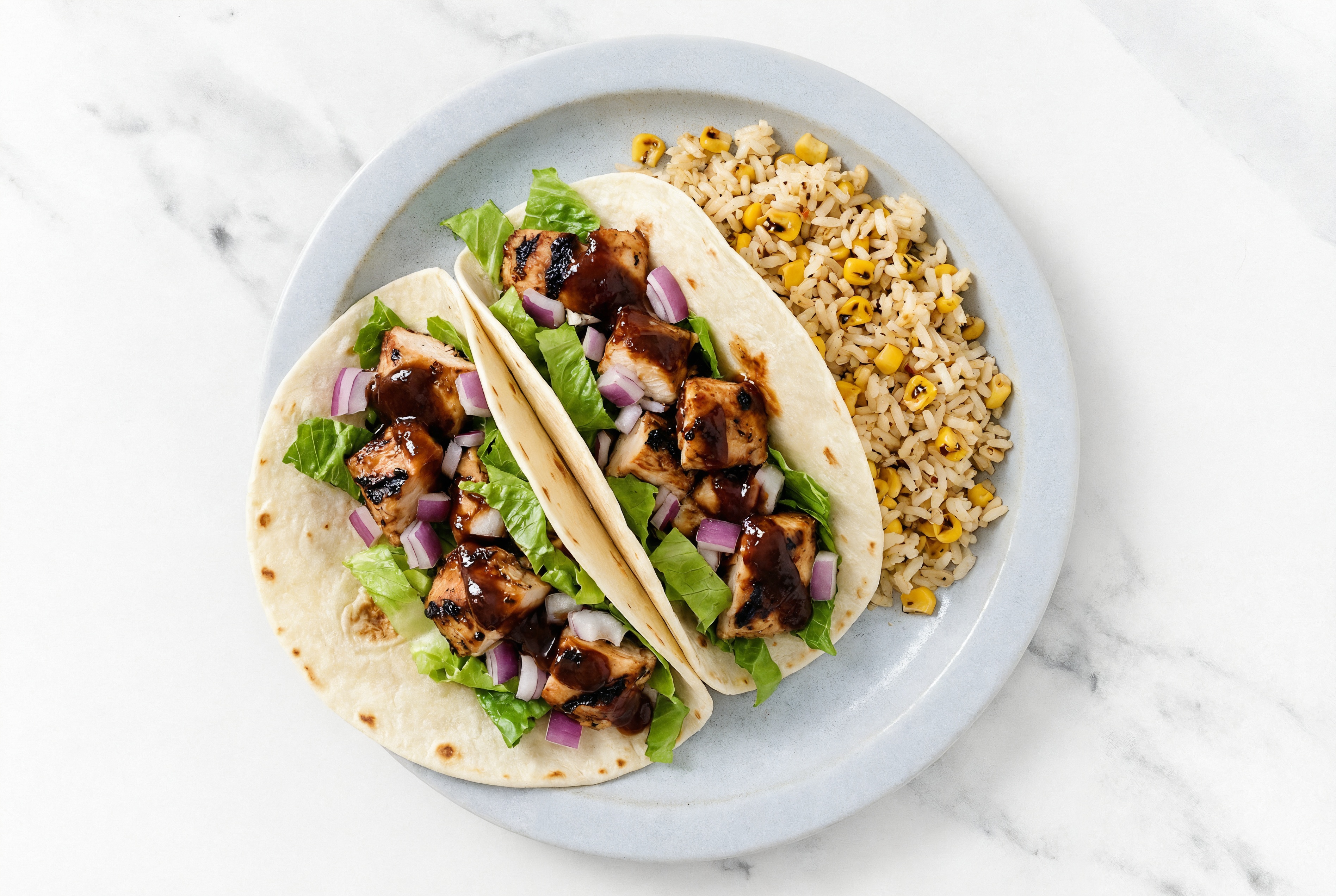 Grilled BBQ Chicken Tacos with Original BBQ Sauce