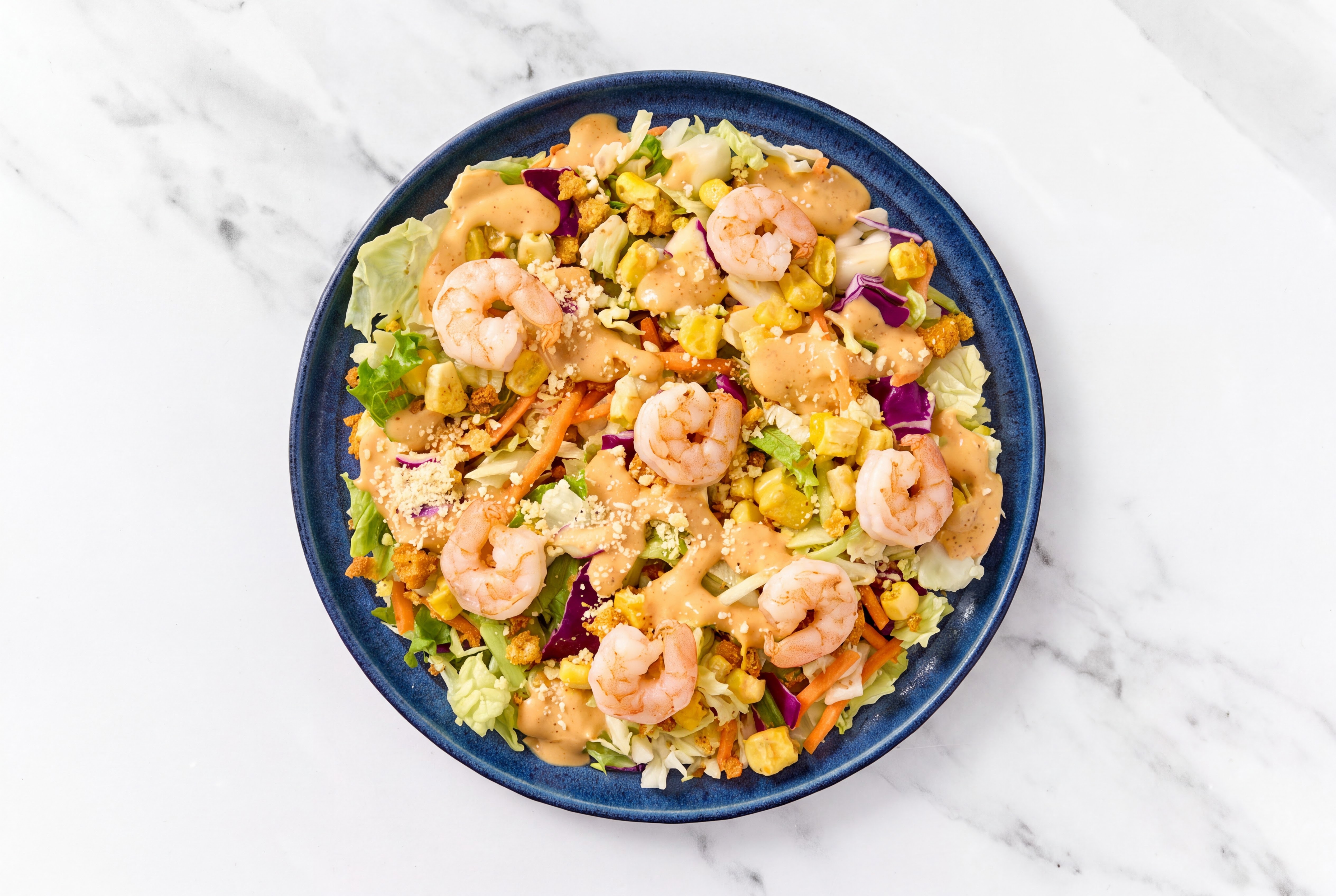 2-Minute Street Corn Shrimp Salad