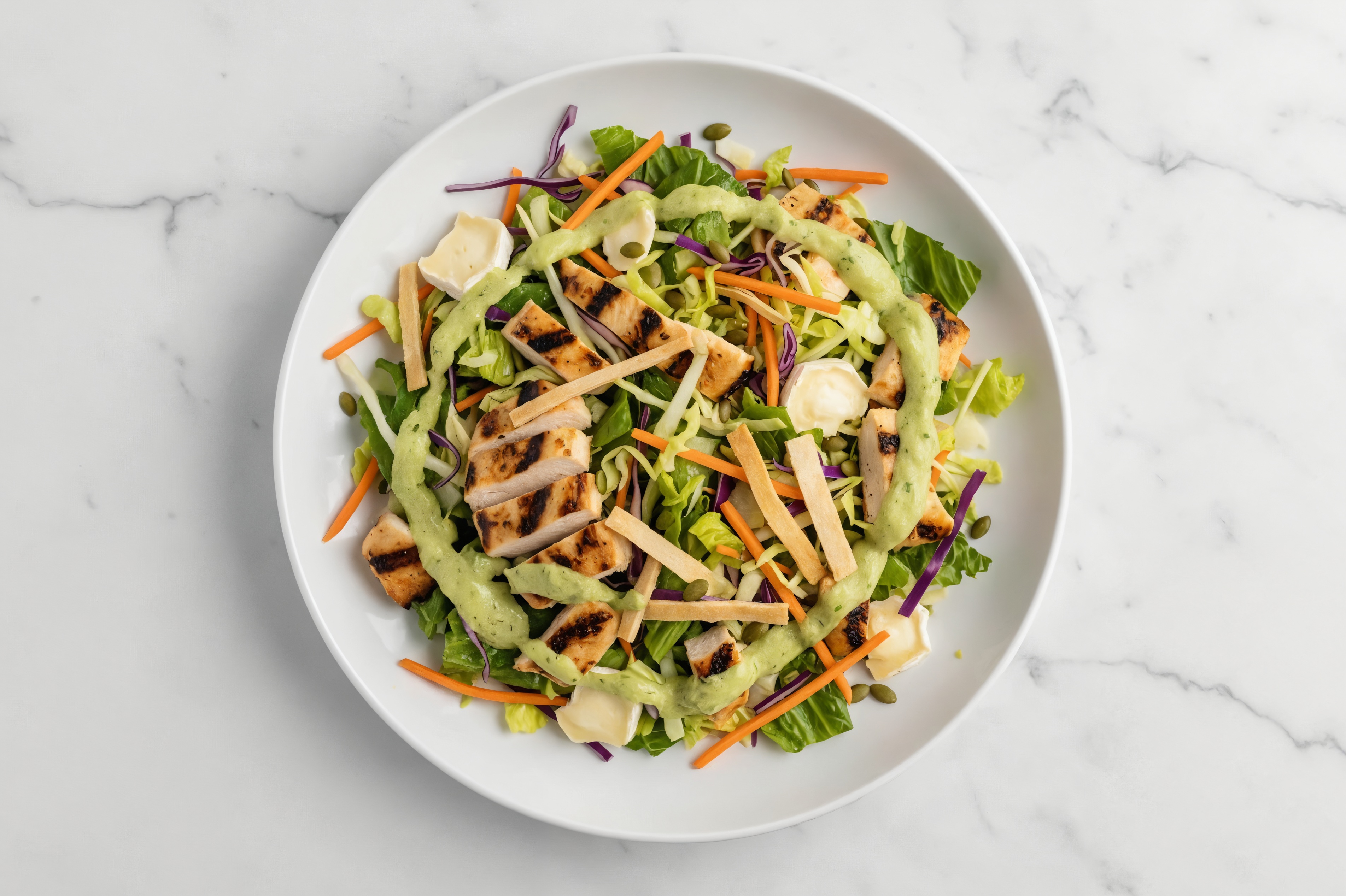 Grilled Chicken + Brie Avocado Goddess