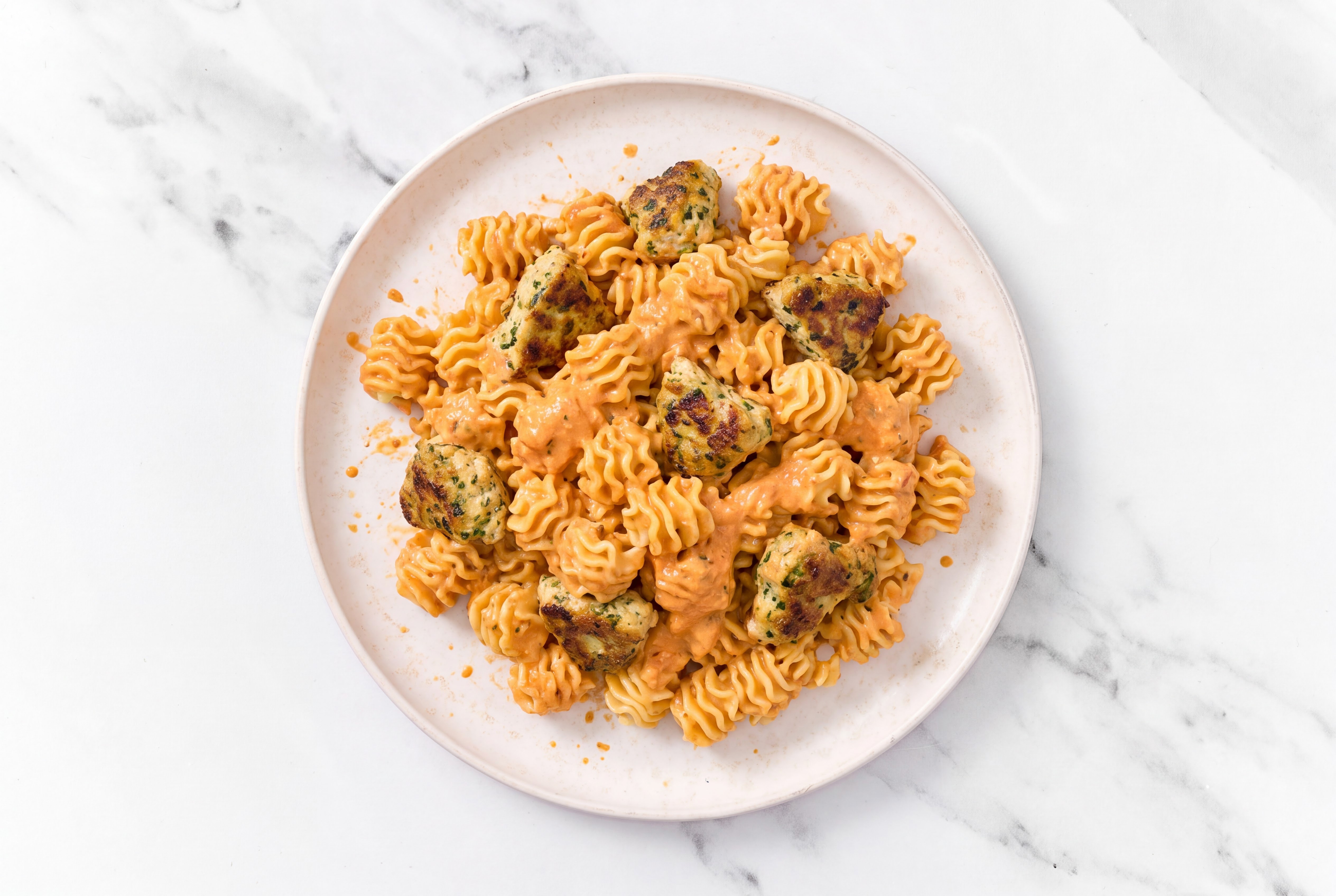 Creamy Feta Turkey Protein Pasta