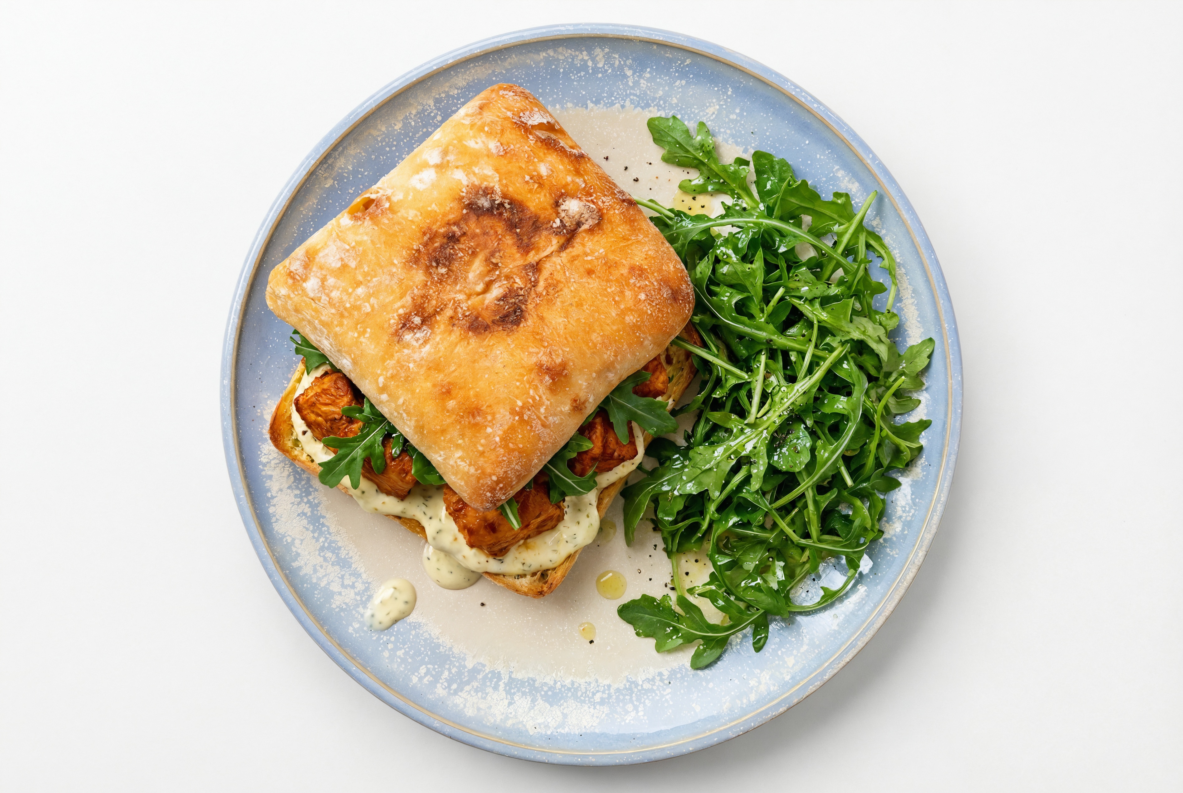  Chicken Tandoori + Arugula Sammie