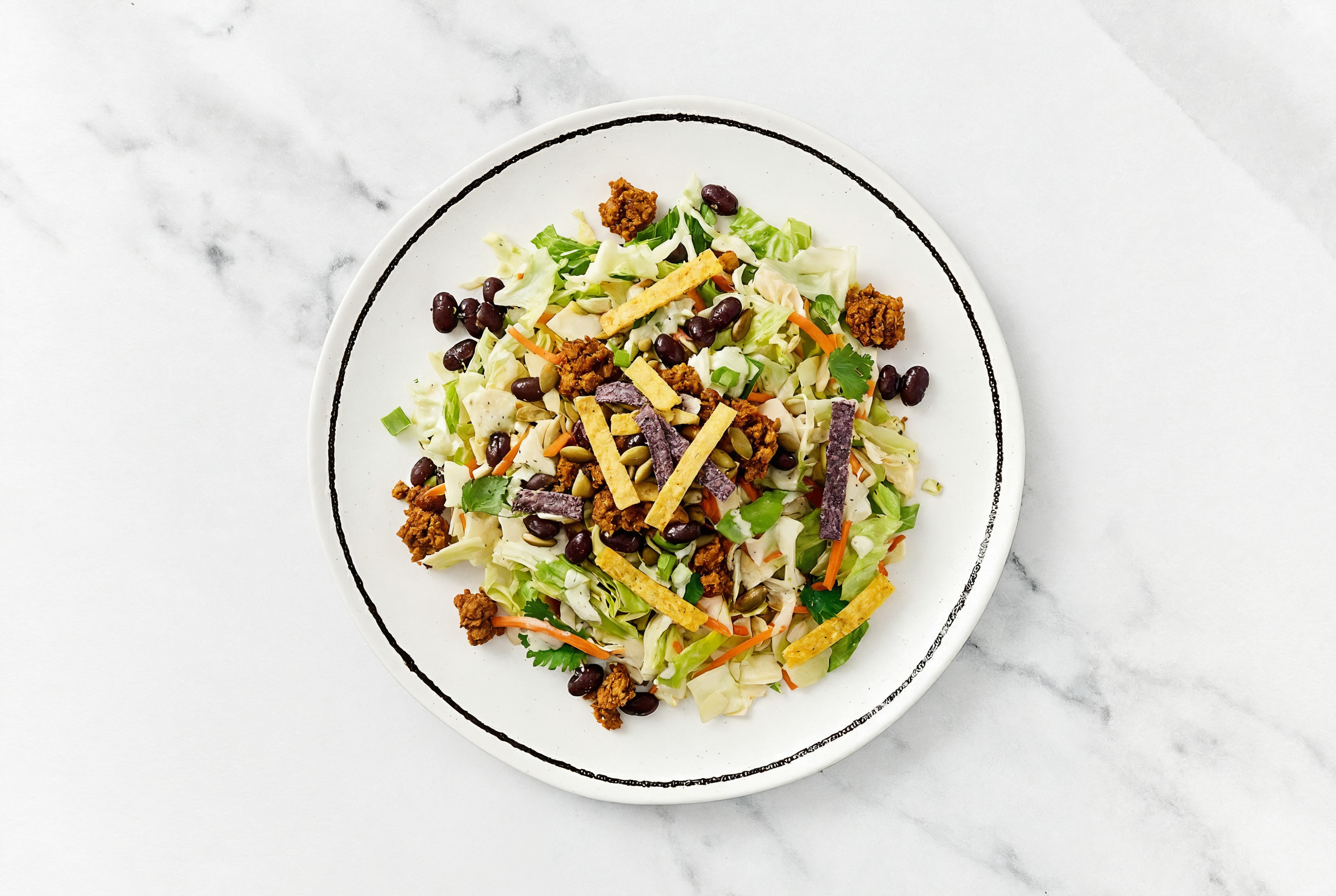 Plant-Based Chorizo + Black Bean Southwest Salad