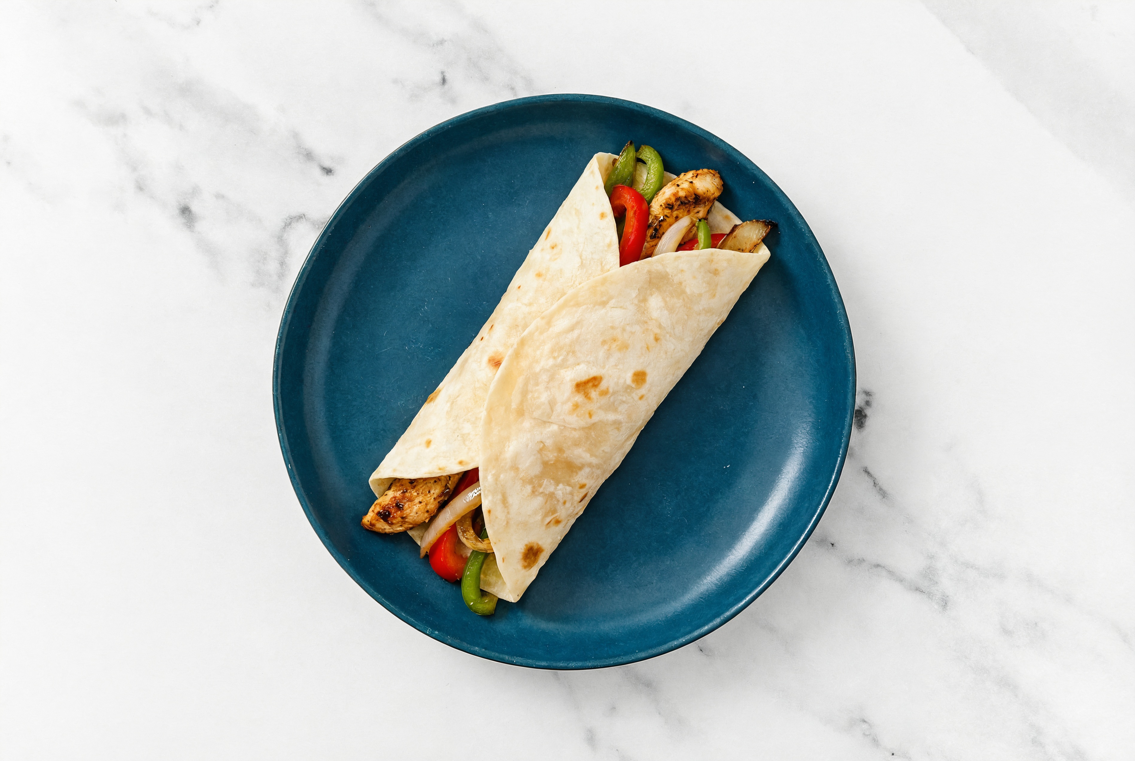 Plain Chicken Fajita Tacos