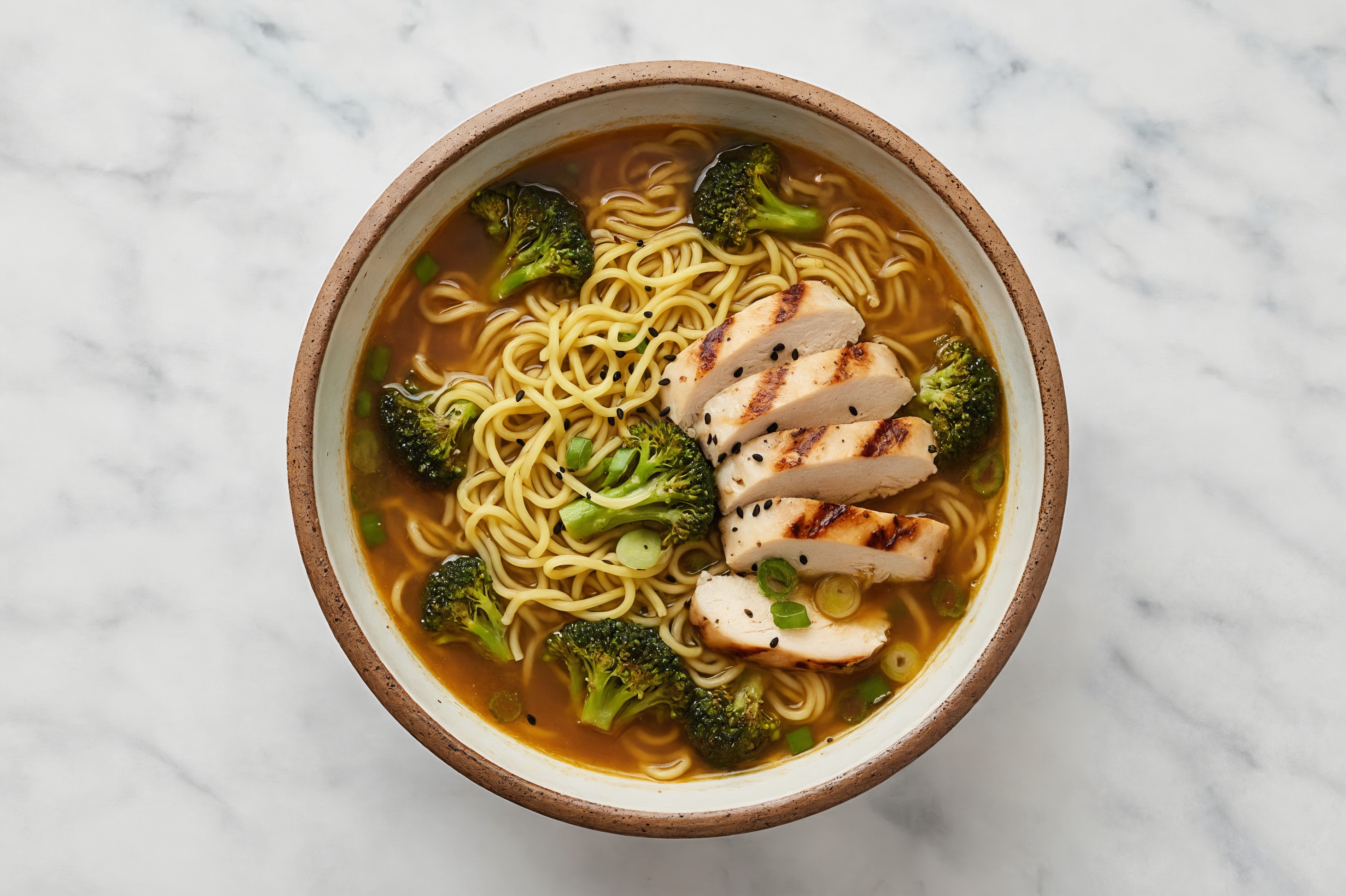 Chicken + Broccoli Miso Ramen