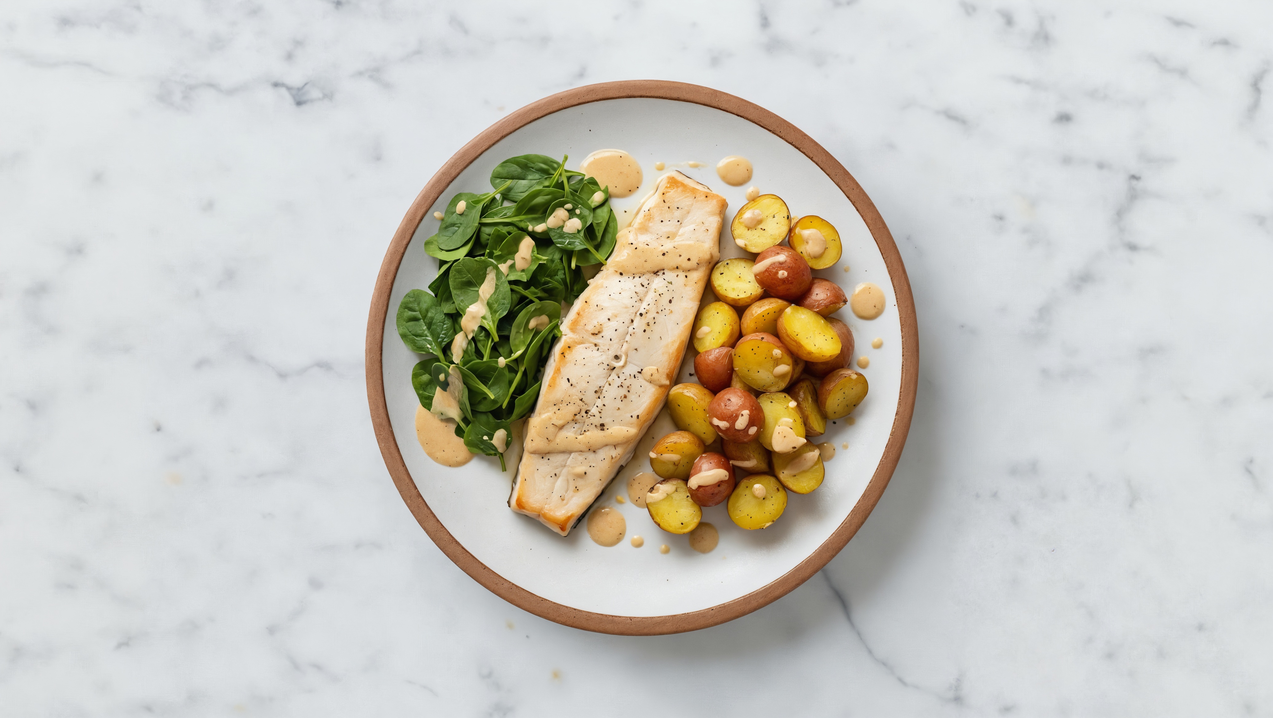 Miso Steelhead Trout with Creamer Potatoes