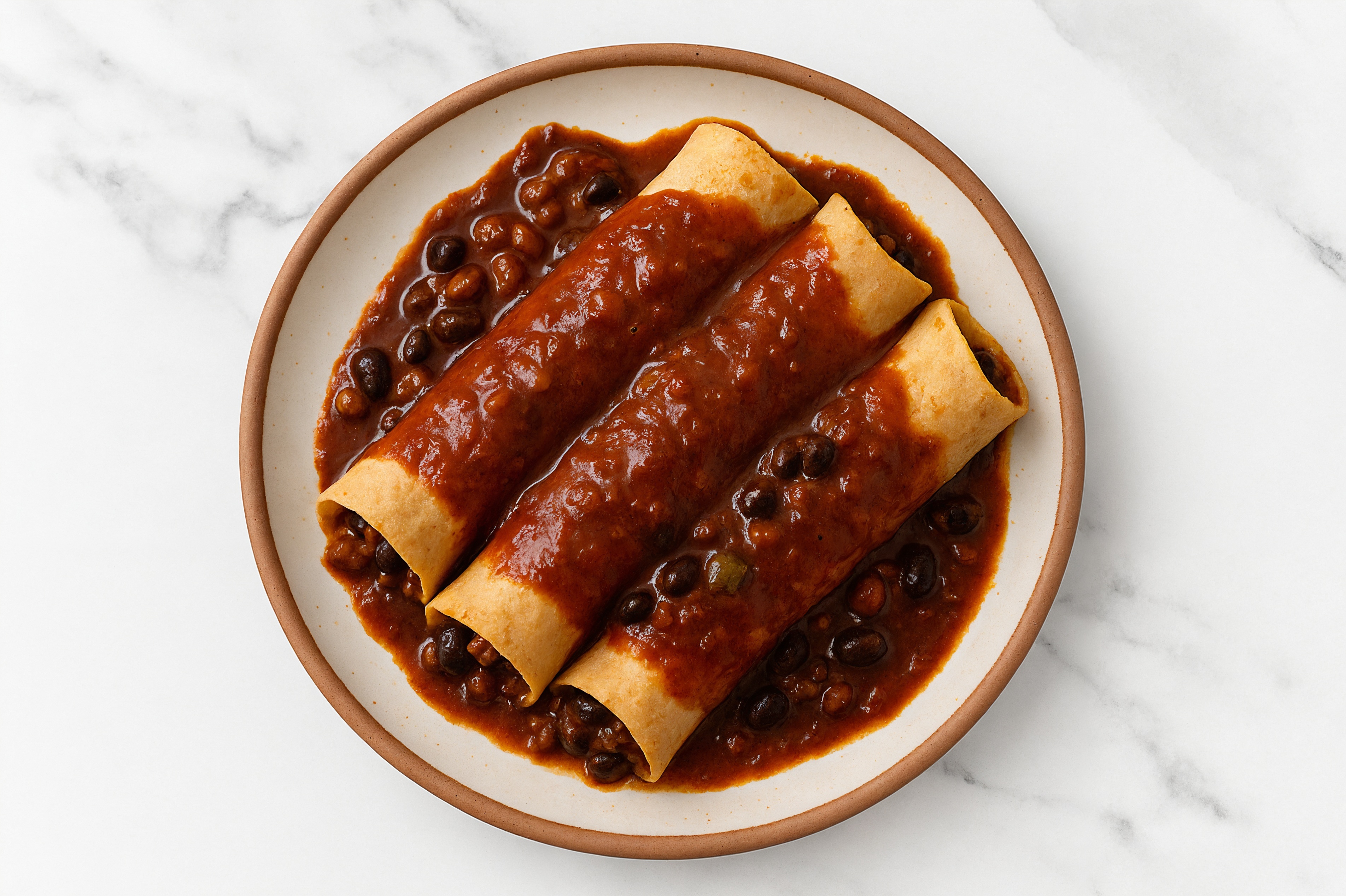  Grain-Free Beef + Bean Enchiladas