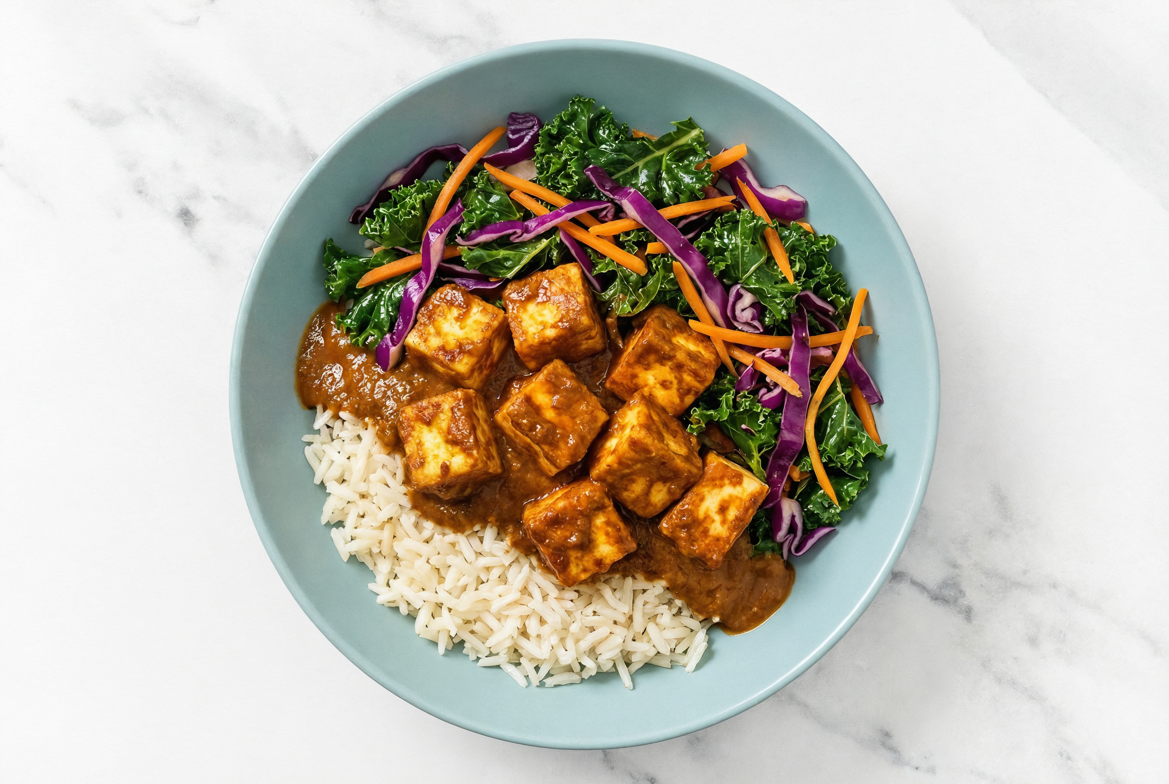 Tandoori Paneer with Long Grain White Rice + Veggies