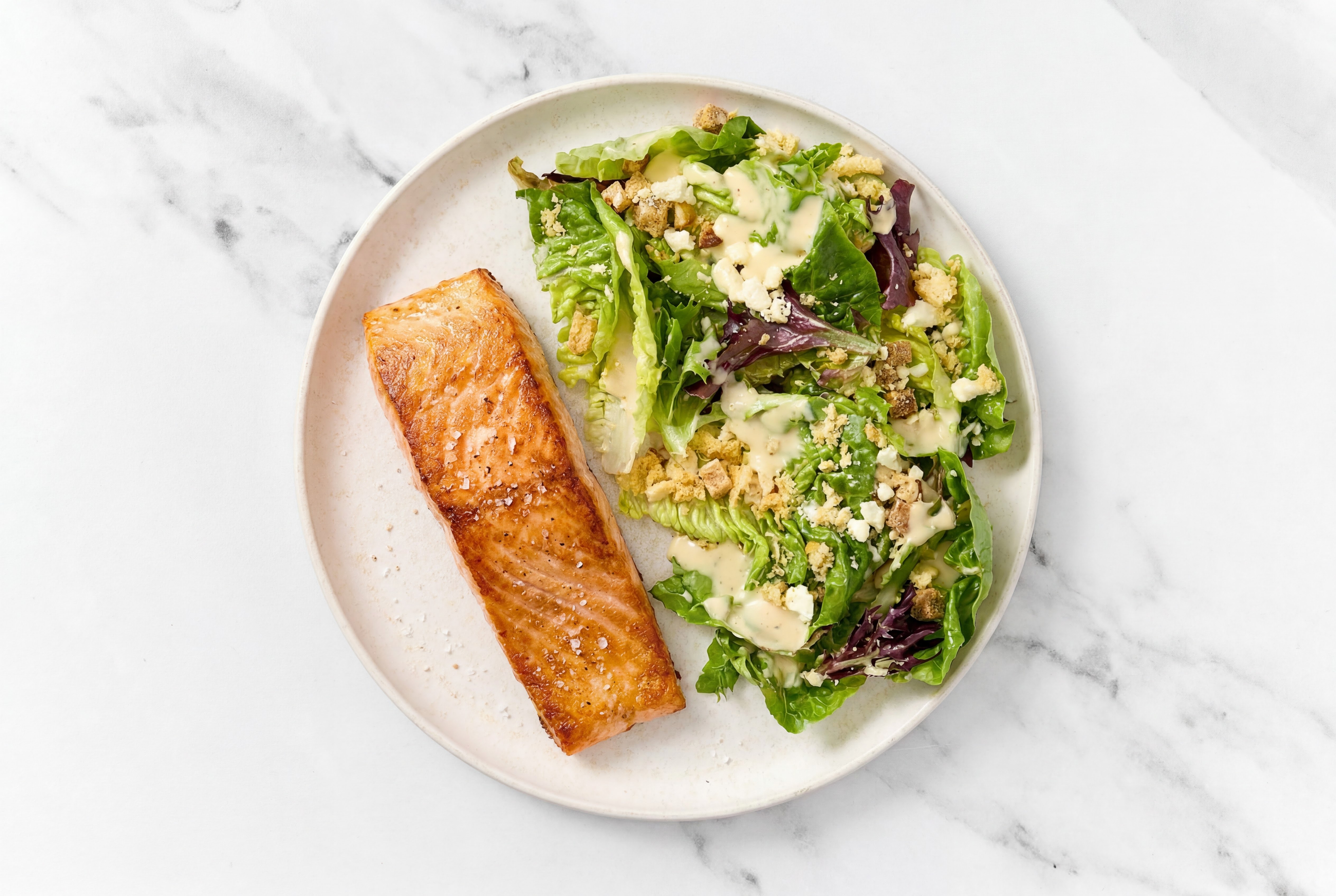 Atlantic Salmon Little Gem Salad