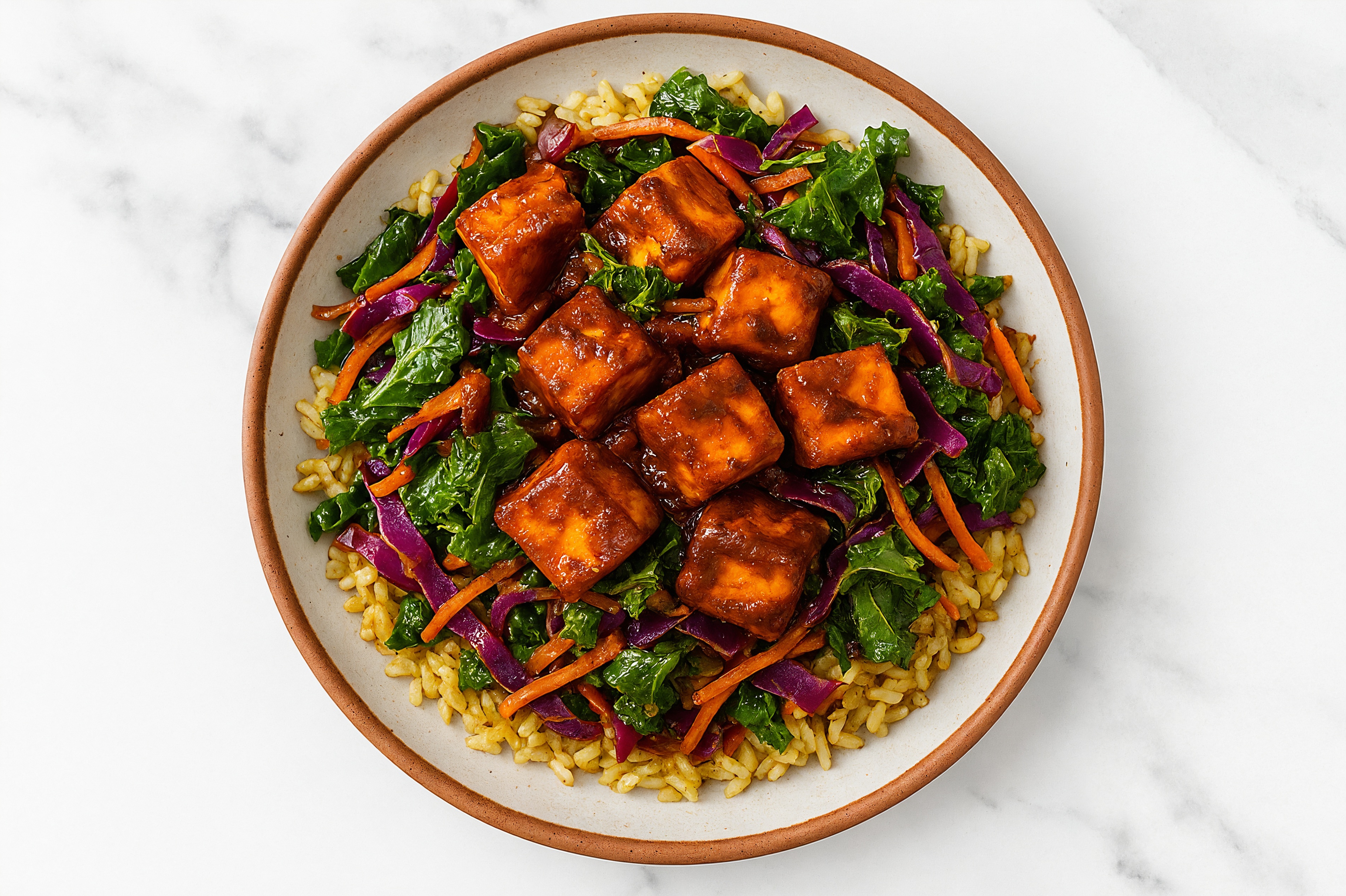 Tandoori Paneer with Seasoned Jasmine Rice + Veggies