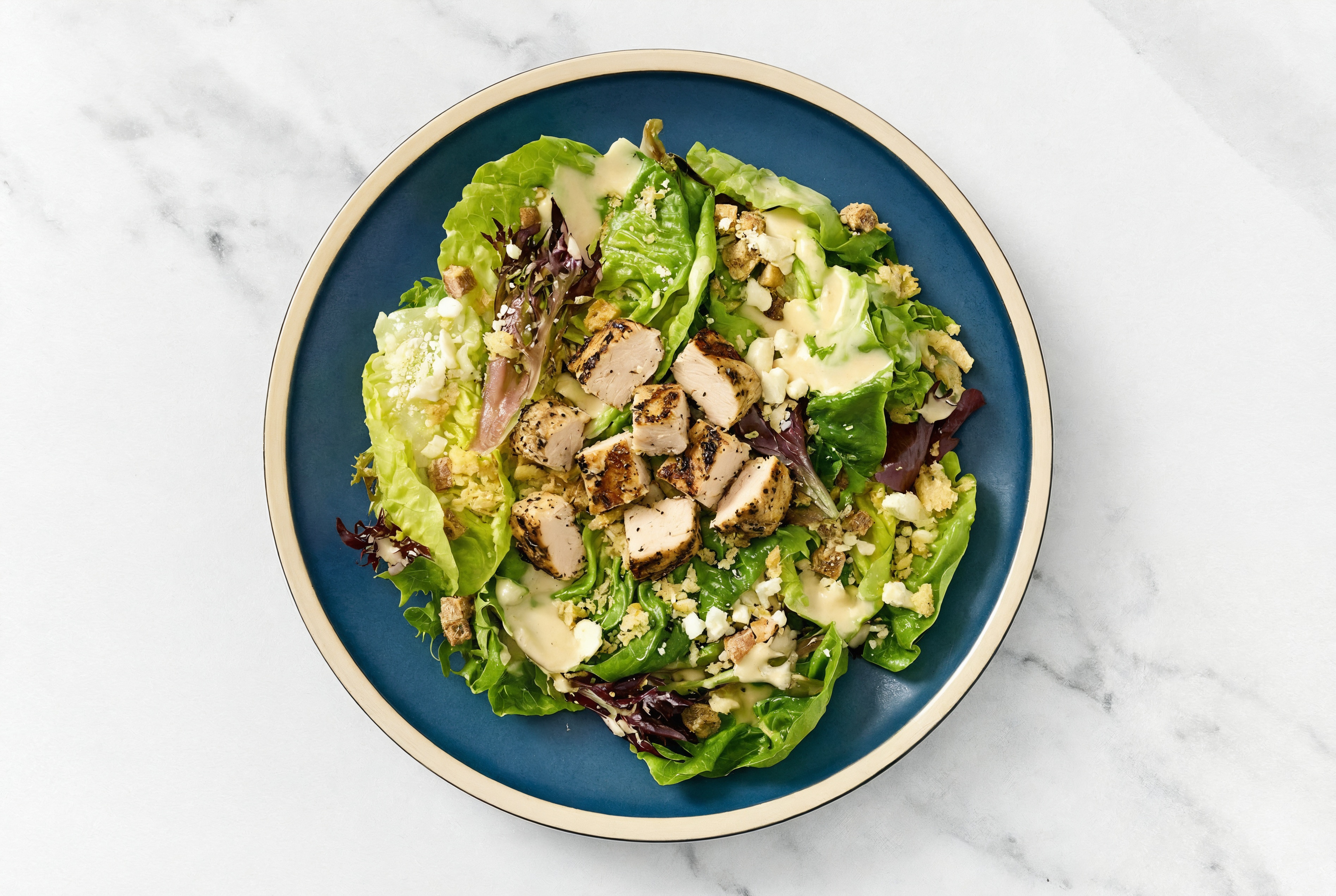 5-Minute Mediterranean Grilled Chicken Breast Little Champagne Kit Gem Salad