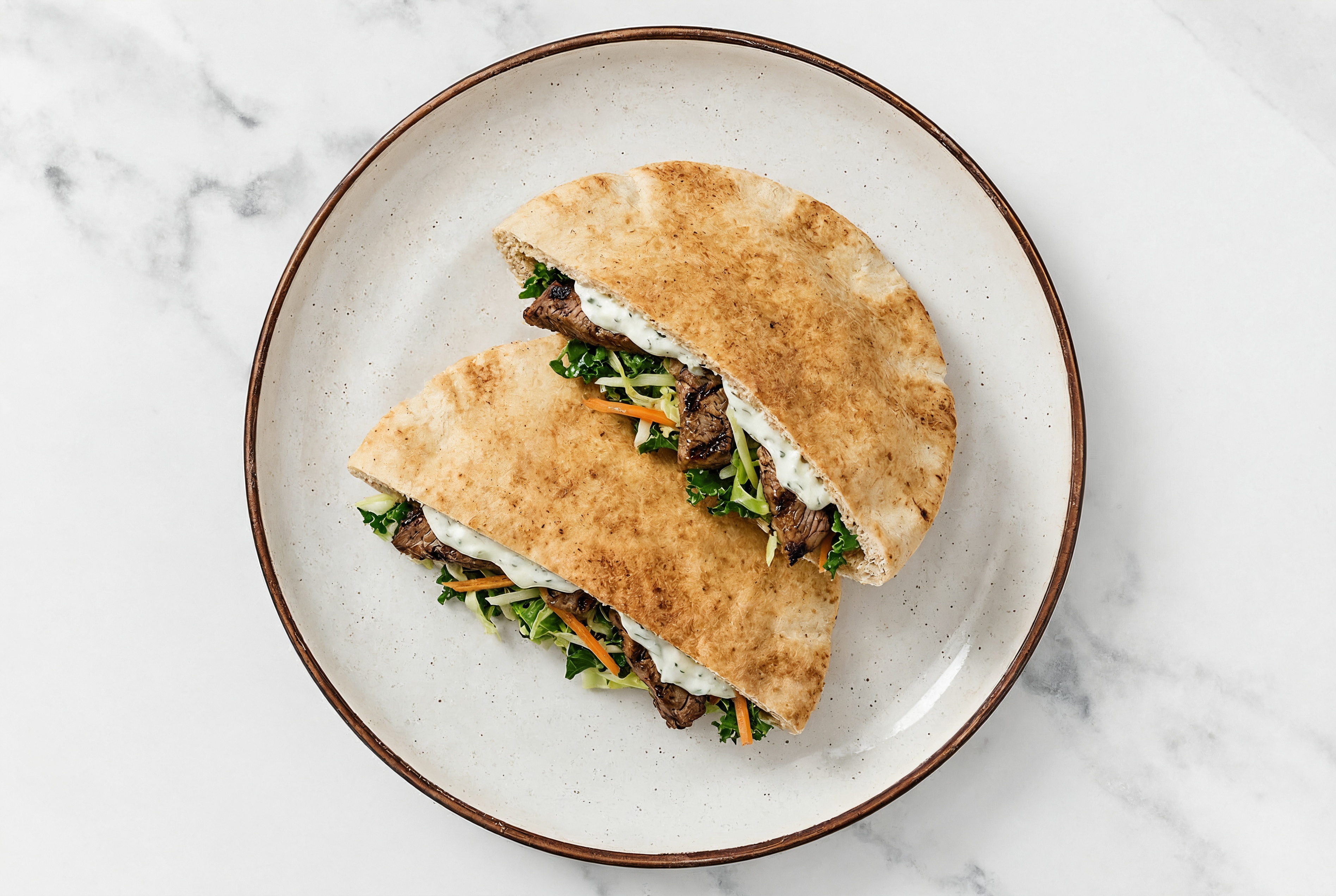  Classic Beef Barbacoa Traditional Pita
