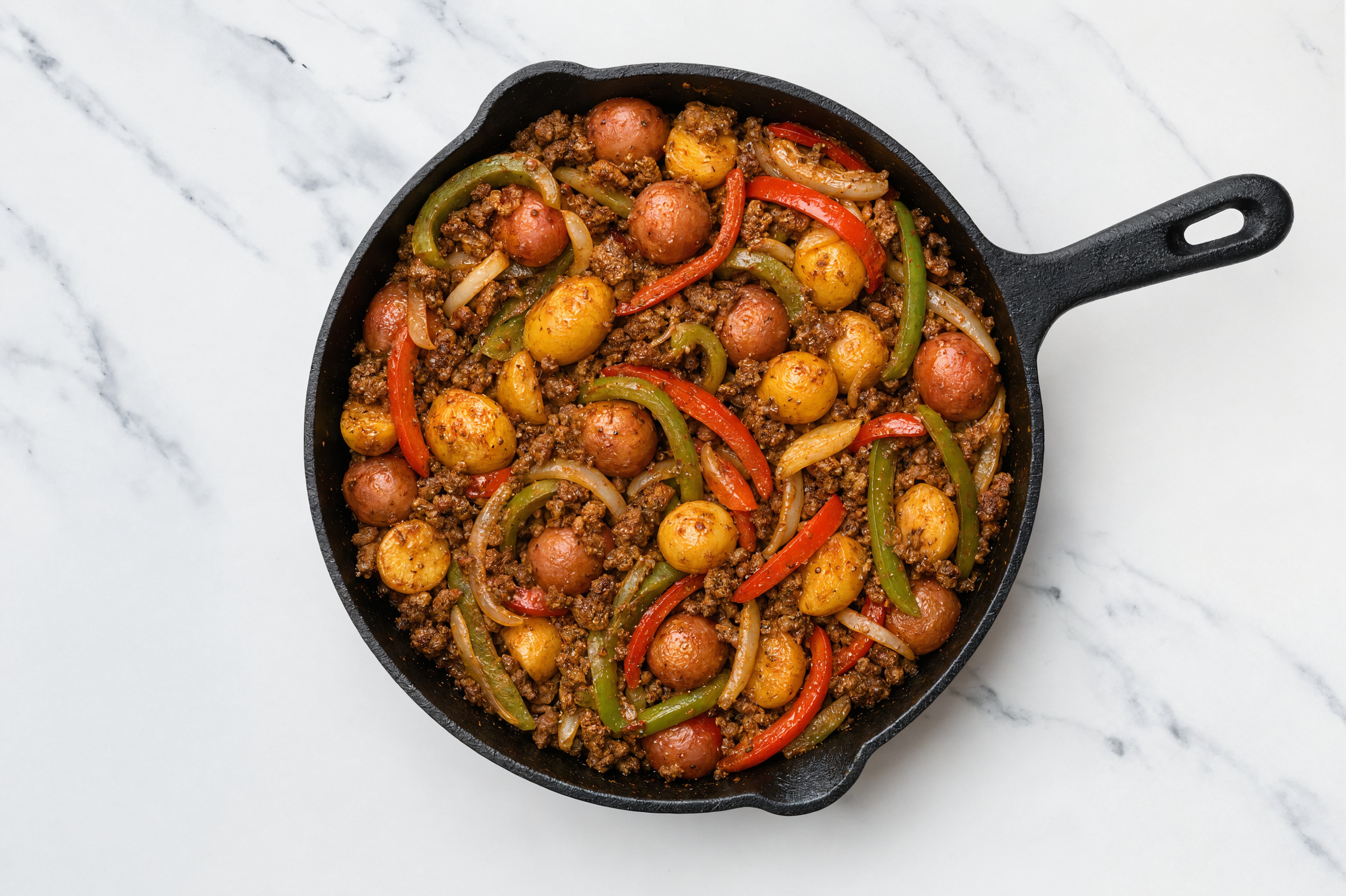 Lean Beef + 'Tater Skillet
