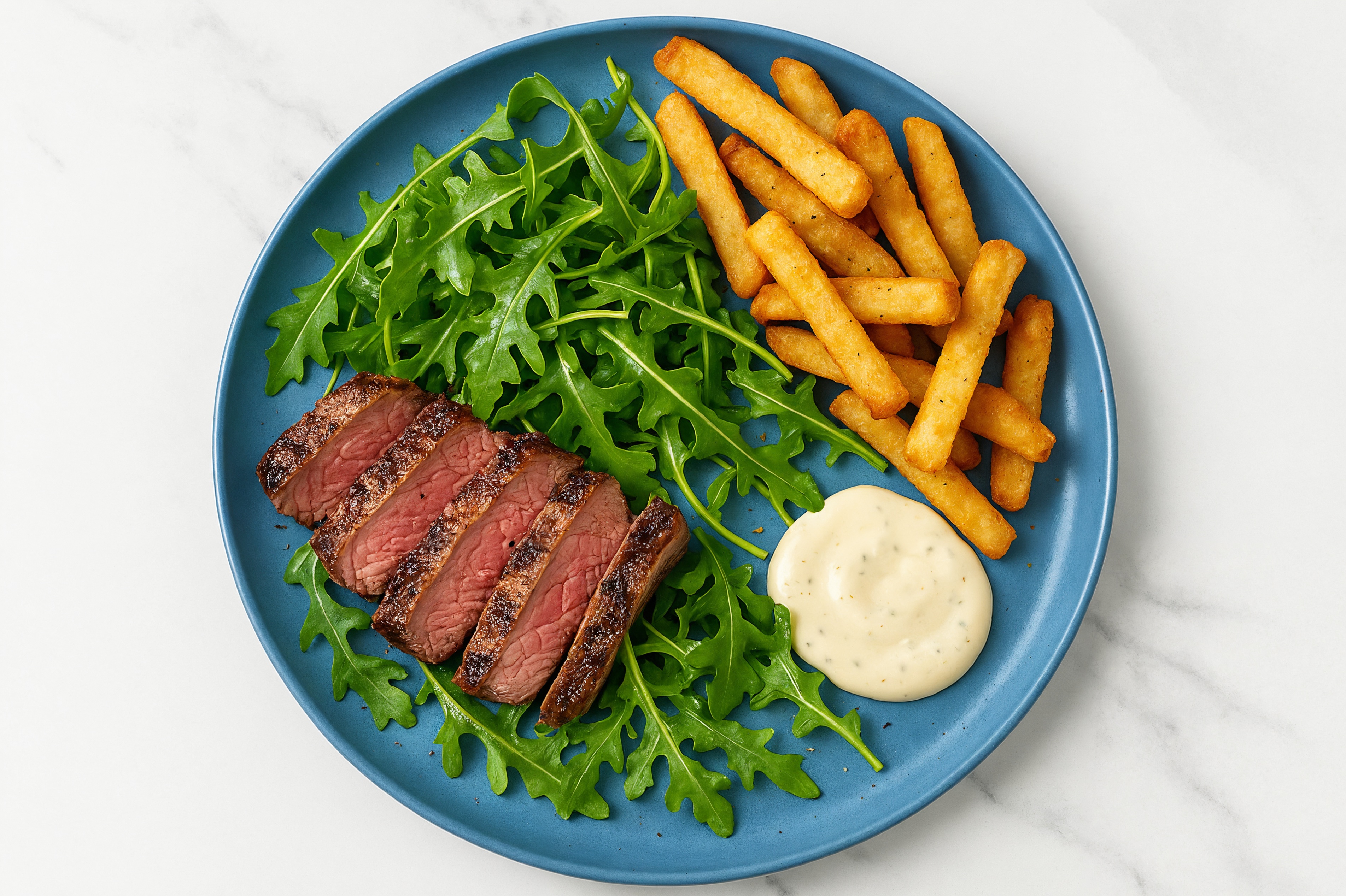 Strip Steak + Super Veggie Fries with Ranch
