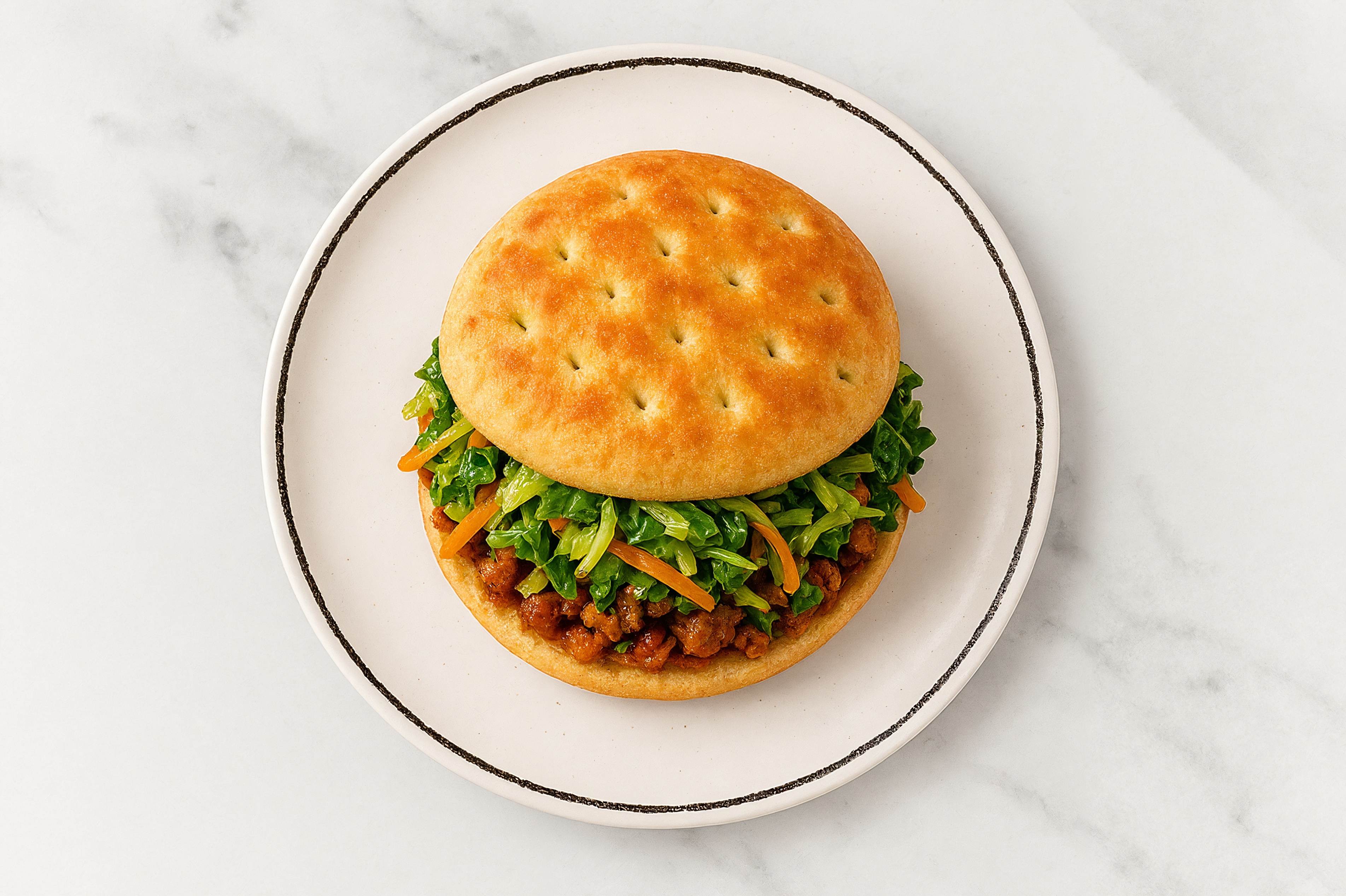 Herby Sweet 'n Sour Sesame Sloppy Joe with The Beyond Burger