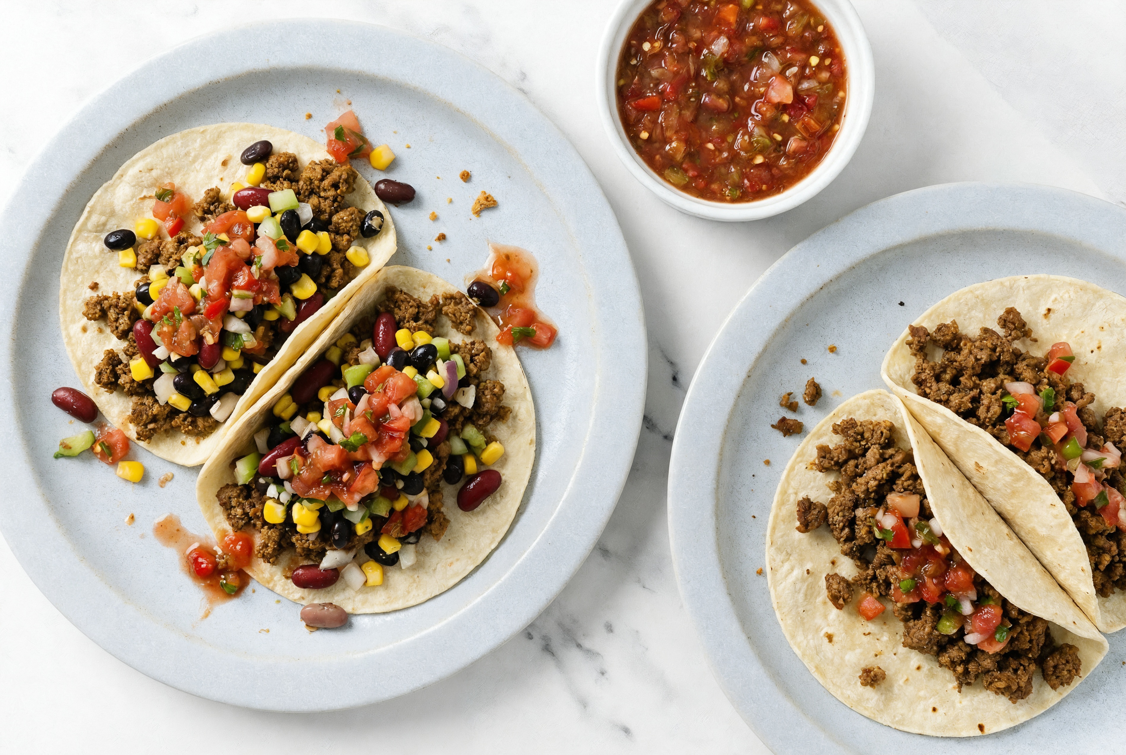 Bison Tacos with Salsa + Kid-Friendly Simple Bison Tacos