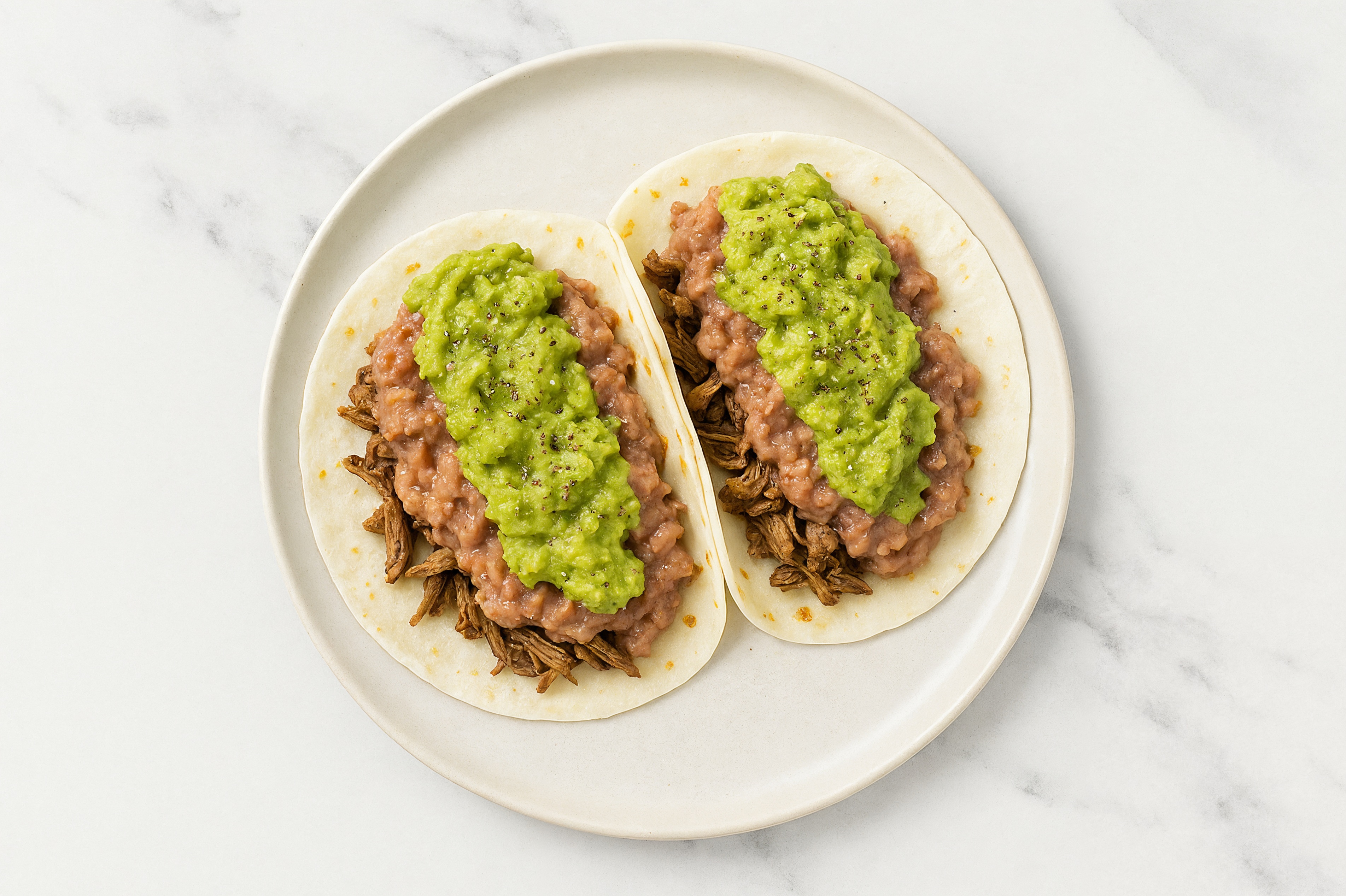 Extra-Protein Steak + Guac Tacos