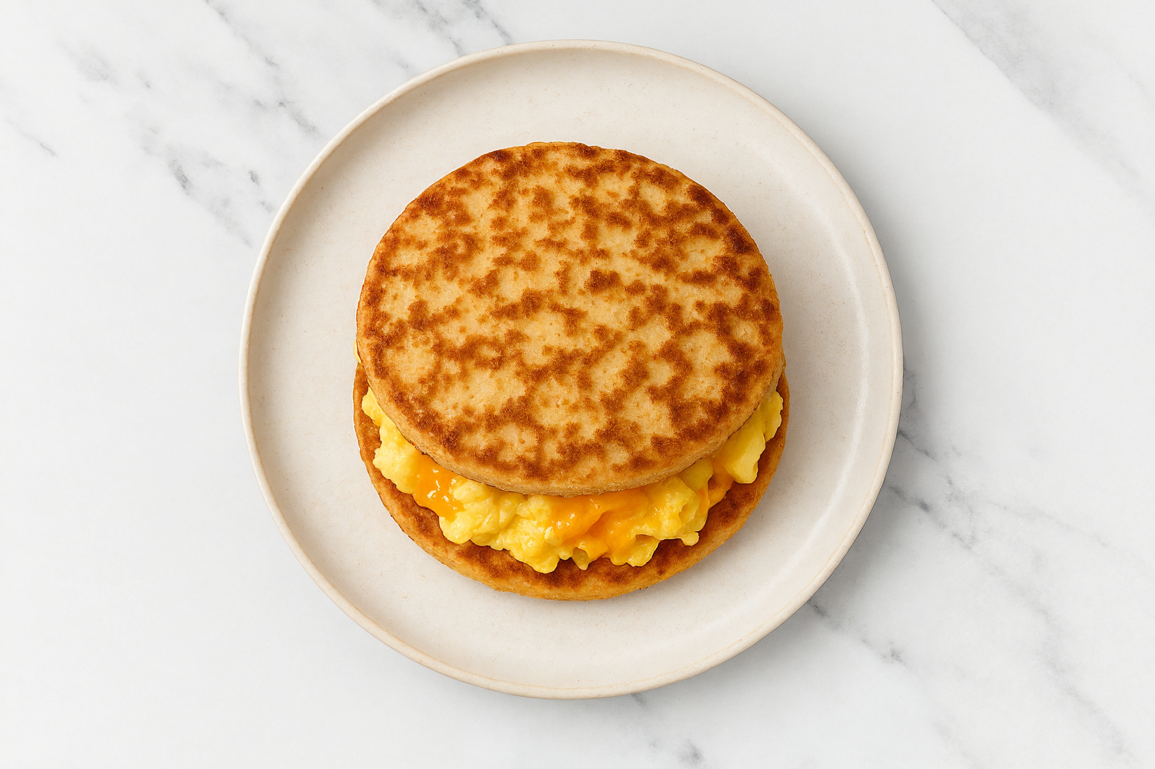 Carb-Conscious Cheesy Egg White Sandwich