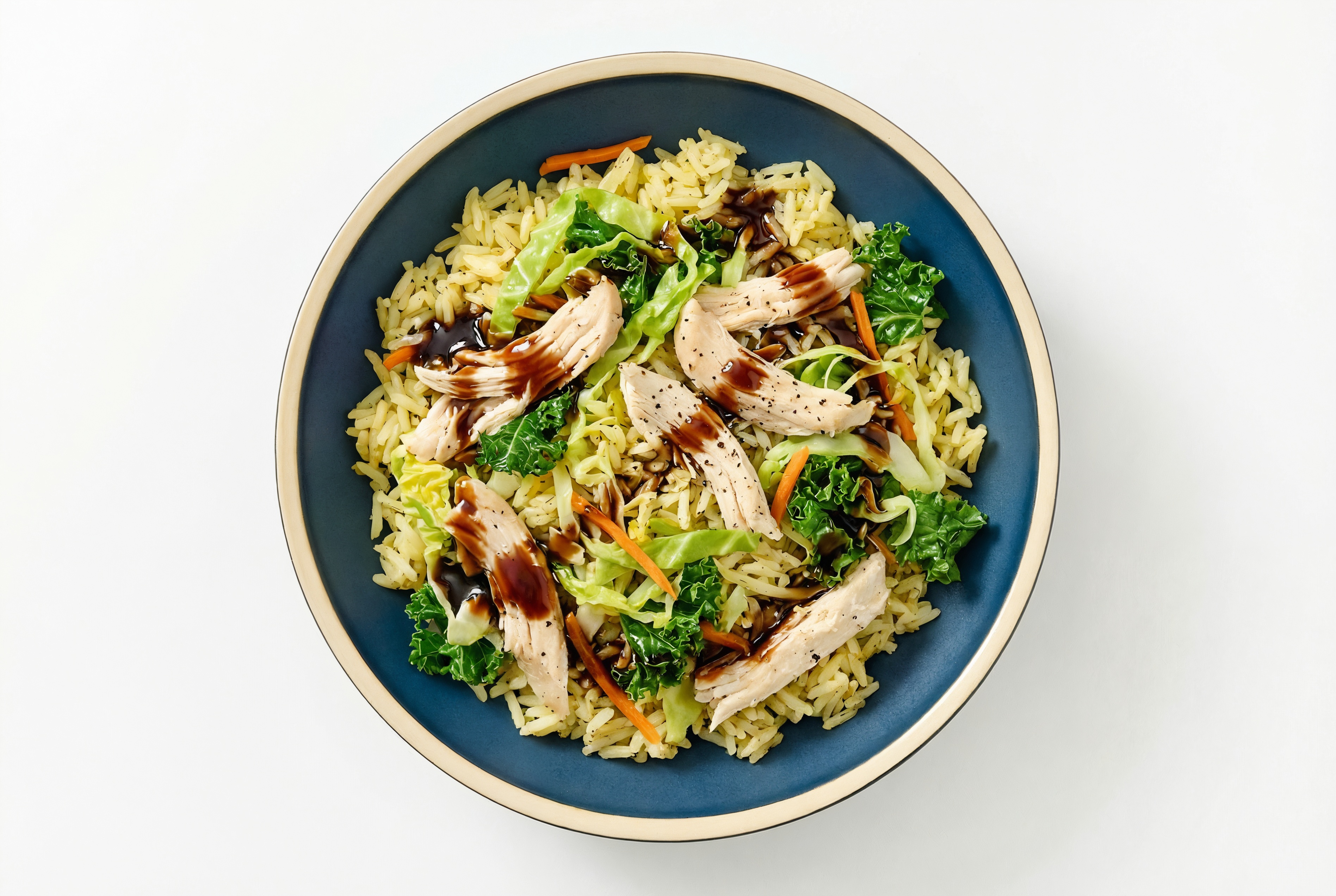 BBQ Chicken Grain Bowl with Seasoned Jasmine Rice