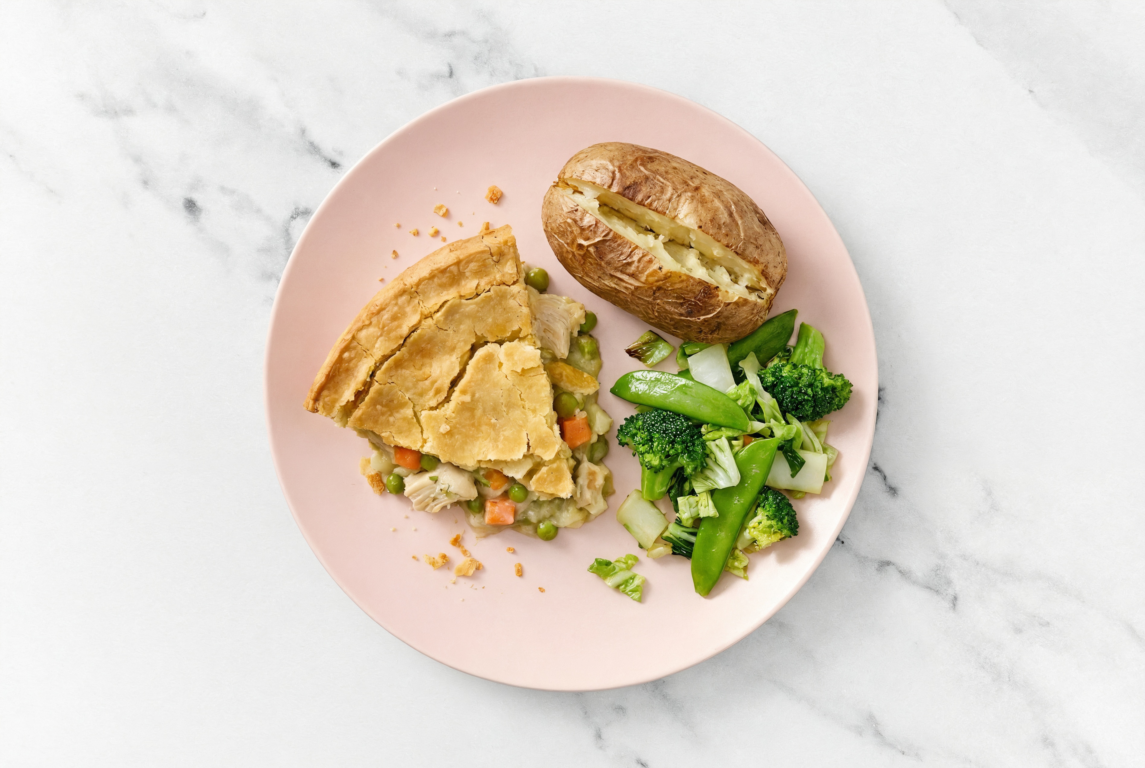 Chicken Pot Pie with Bok Choy & Russet Potato