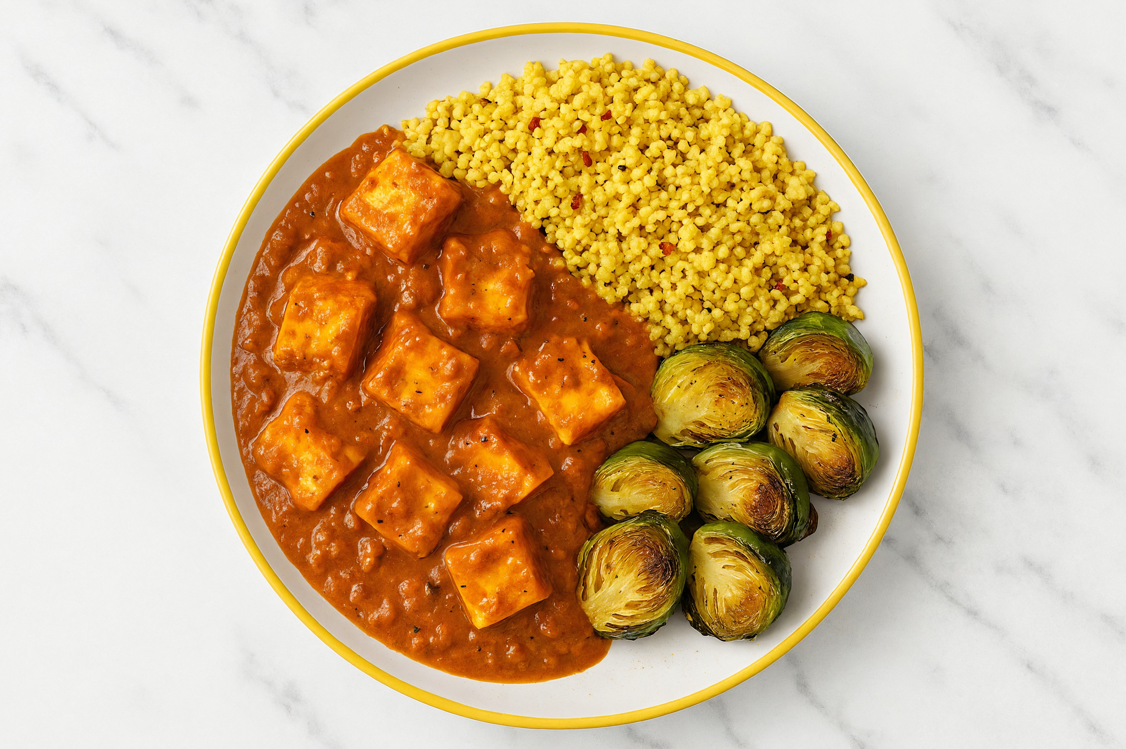 Soft & Creamy Paneer Tikka Masala Couscous Bowl