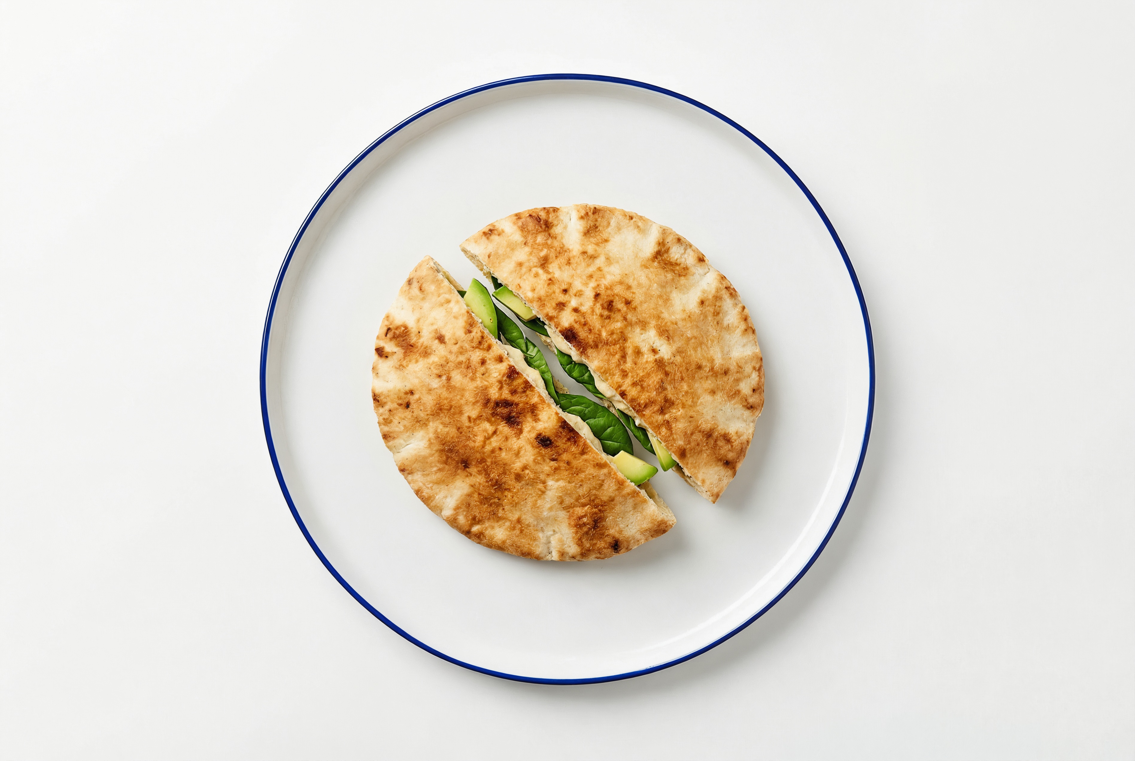  Onion Hummus + Avocado Traditional Pita