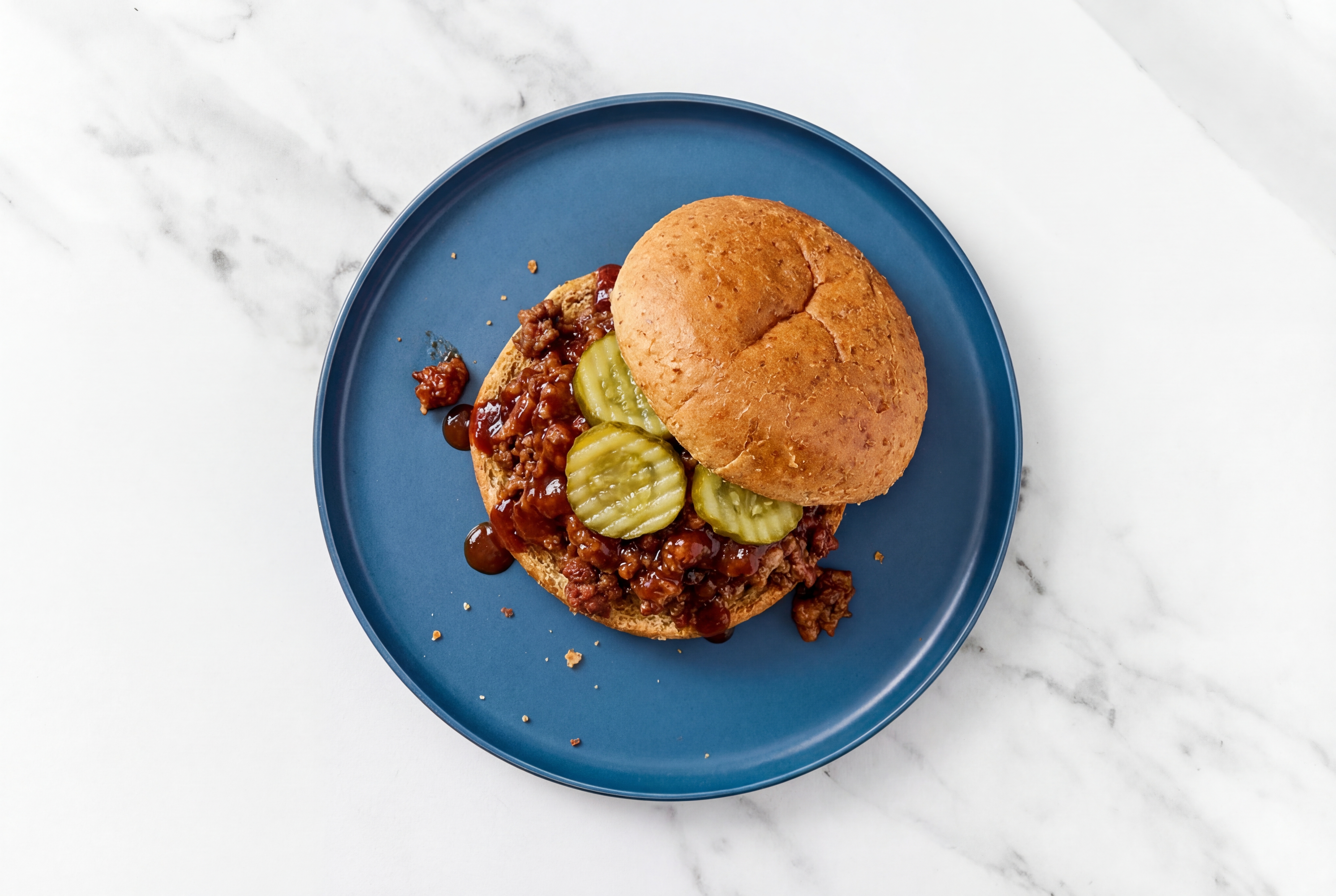 BBQ Mexican-Style Ground Beef Sloppy Joes