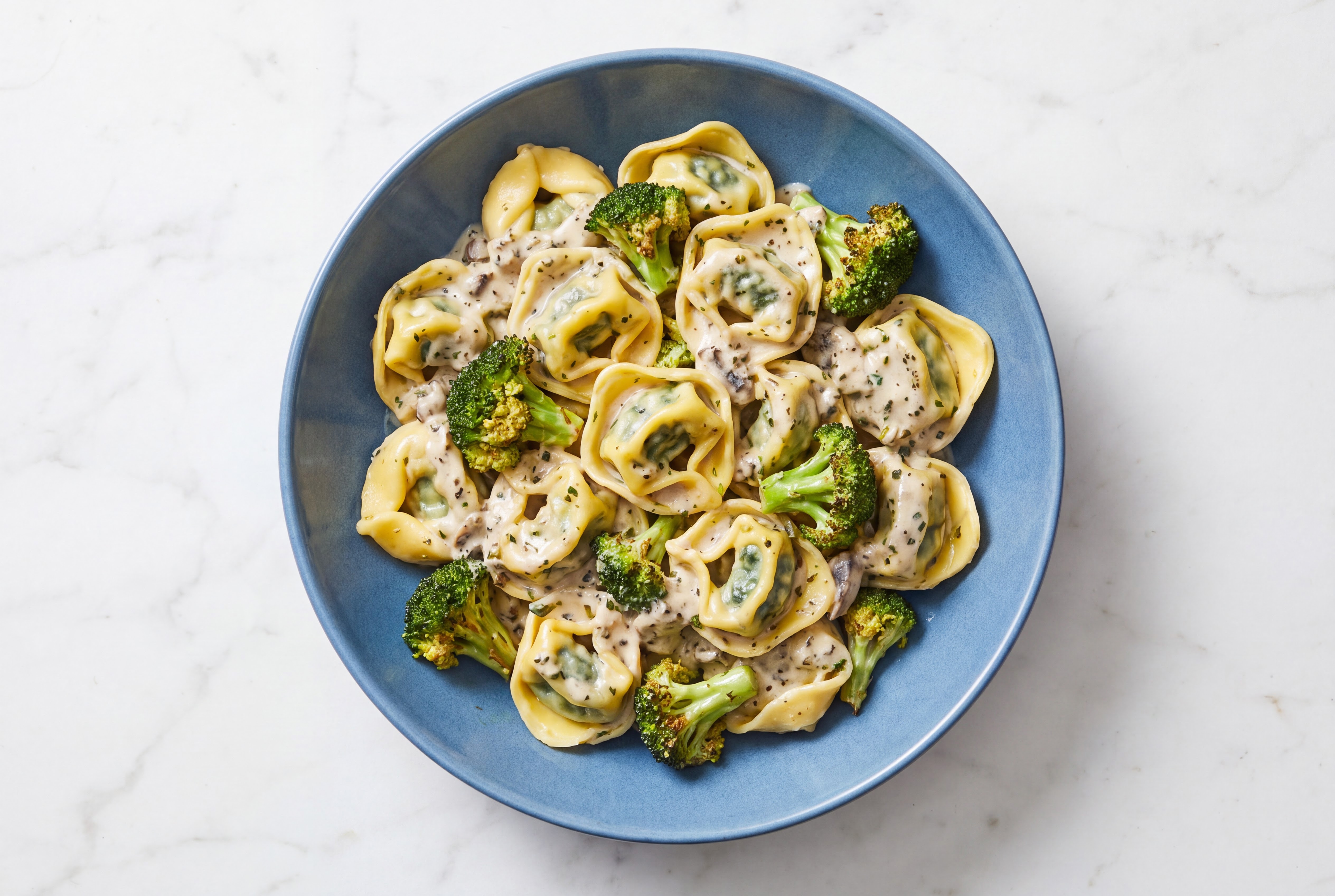 Truffle Tortellini with Broccoli