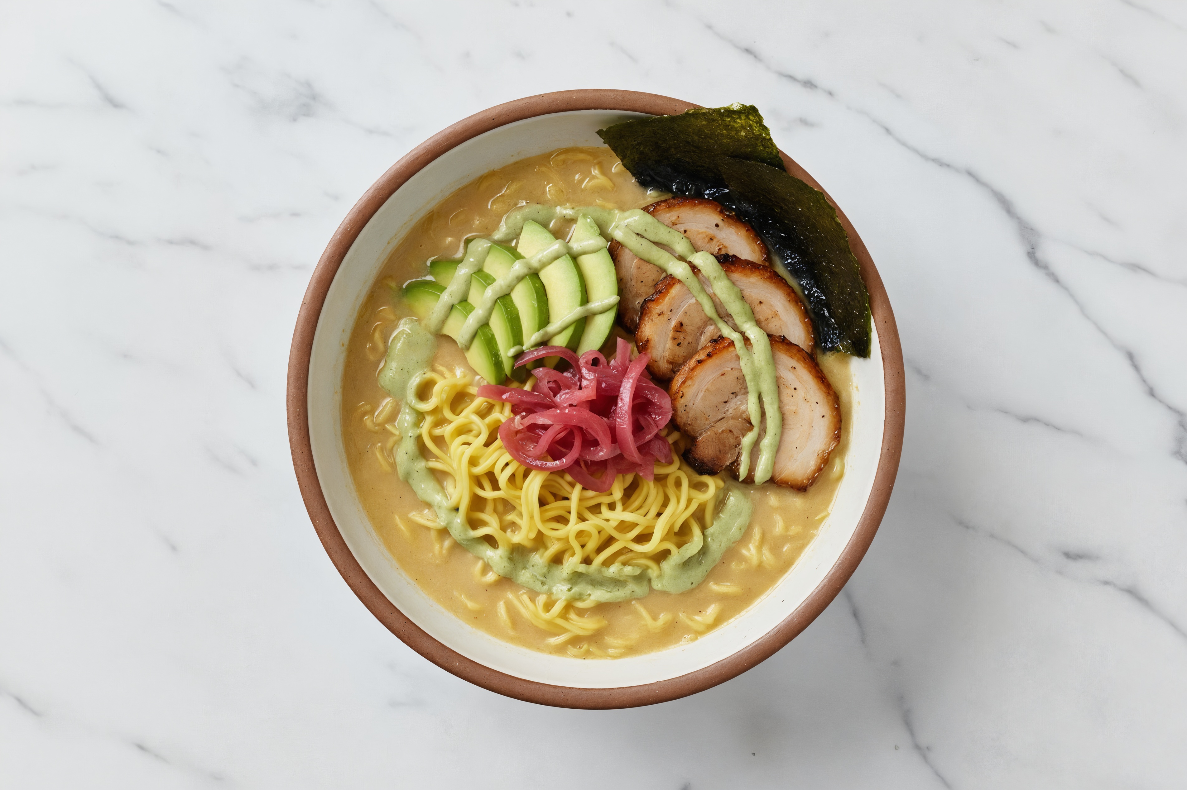 Chef Style Jalapeño Avocado Ramen Tonkotsu Bowl