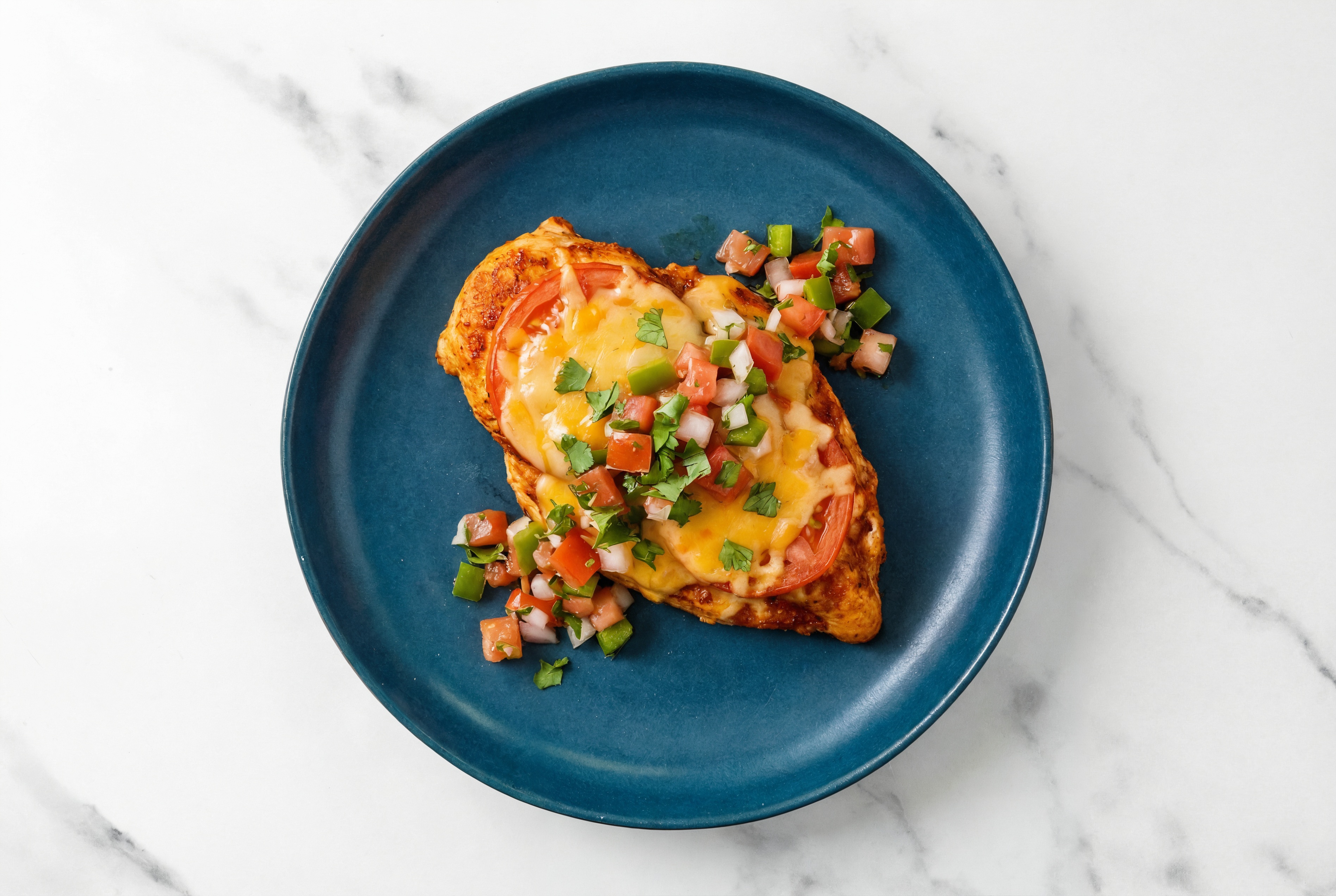 Hearty Cheesy Tex-Mex Baked Chicken Breast