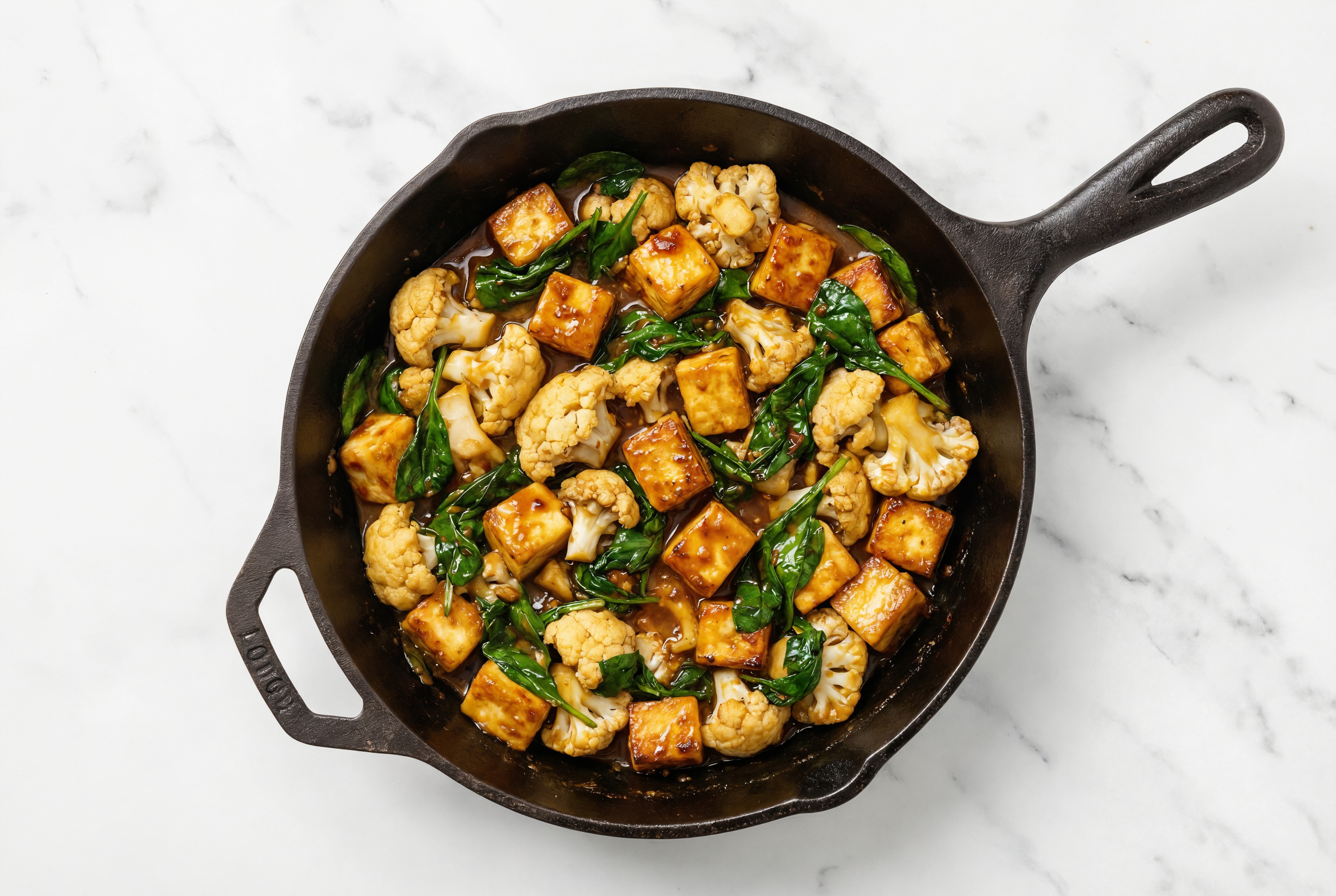  Gingery Soft & Creamy Paneer + Cauliflower Stir Fry