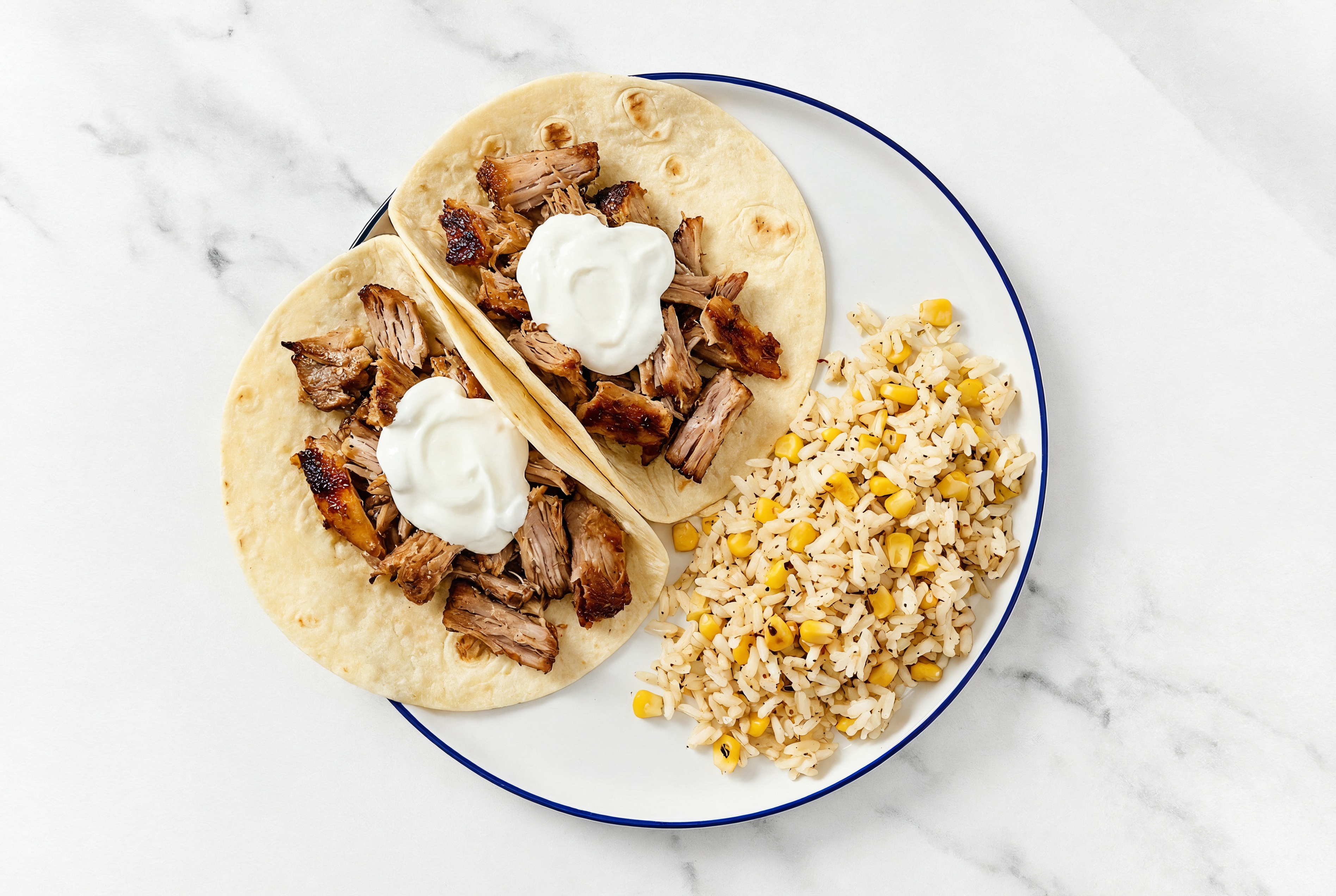 Kalua Pork Tacos on Low Carb Tortilla
