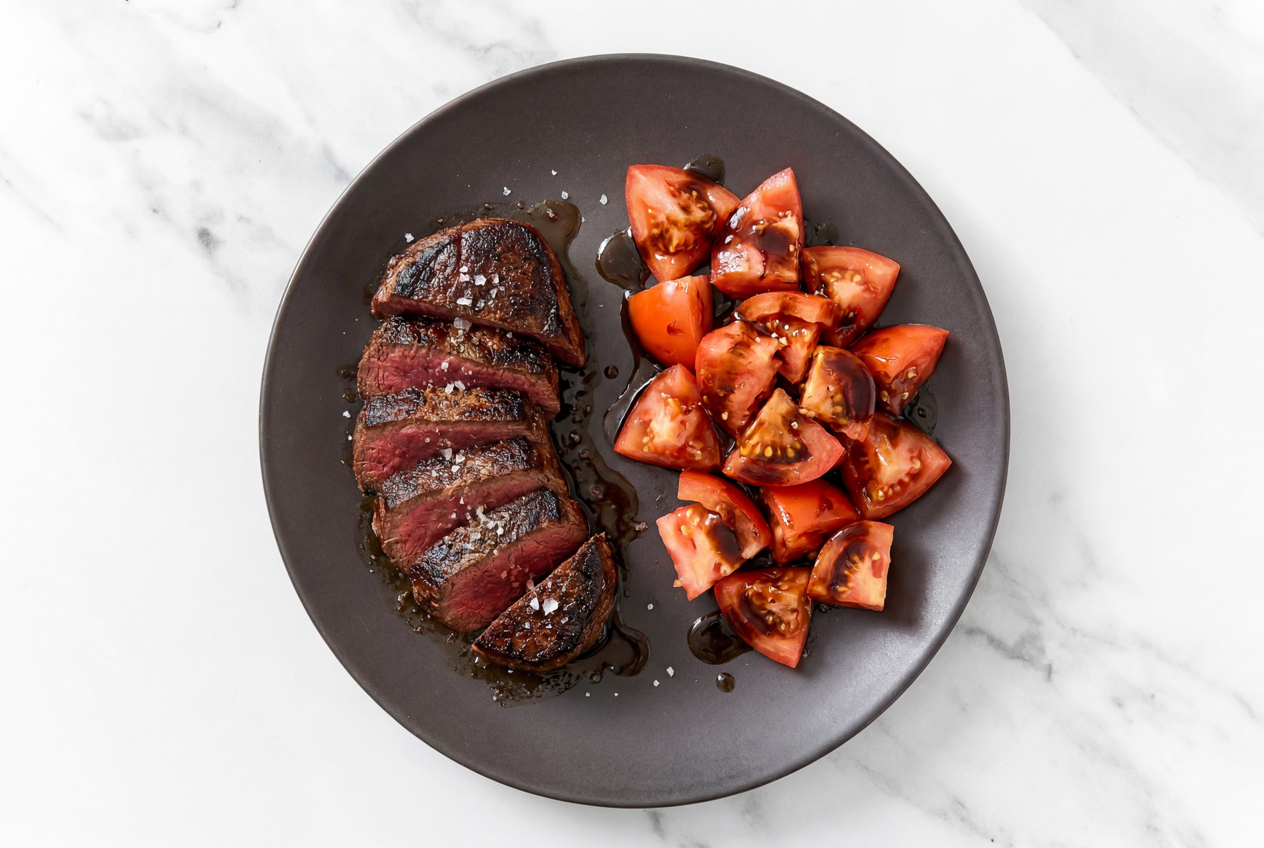 Wagyu Filet Mignon + Beefsteak Tomato Salad