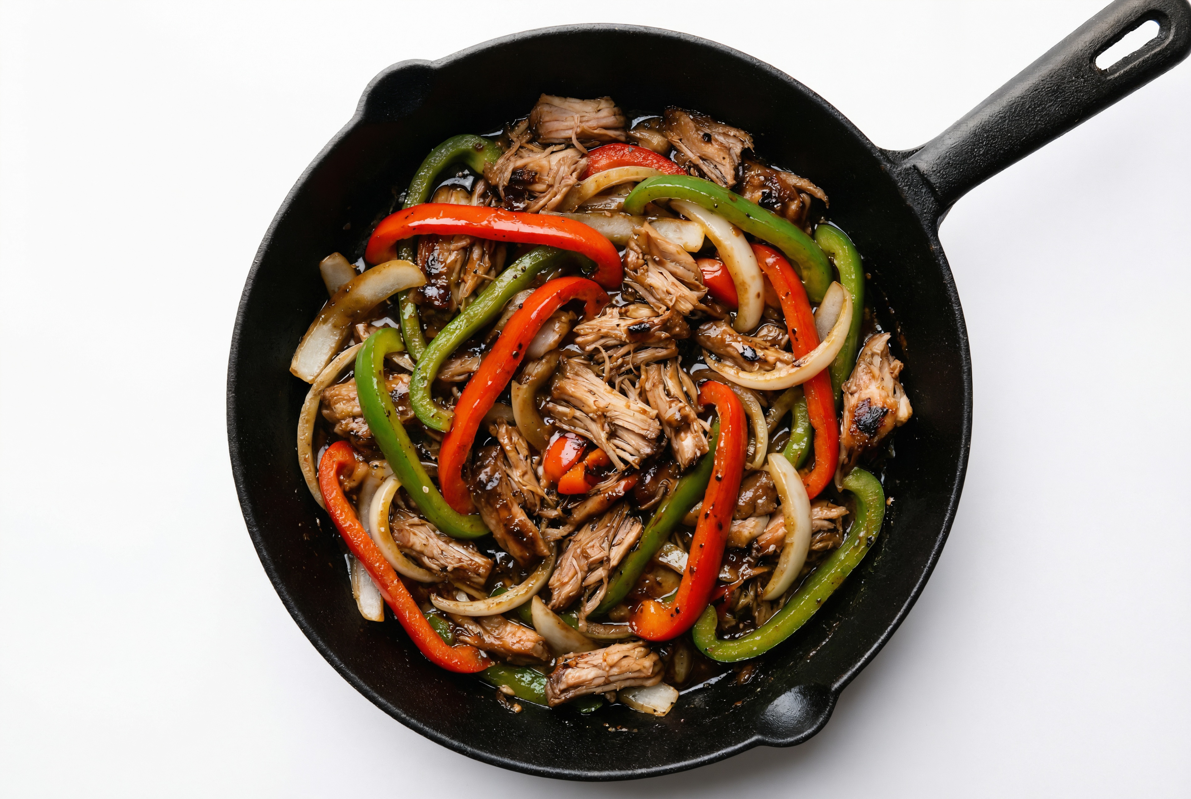 Tangy Pepper Pork Stir-Fry with Bell Peppers