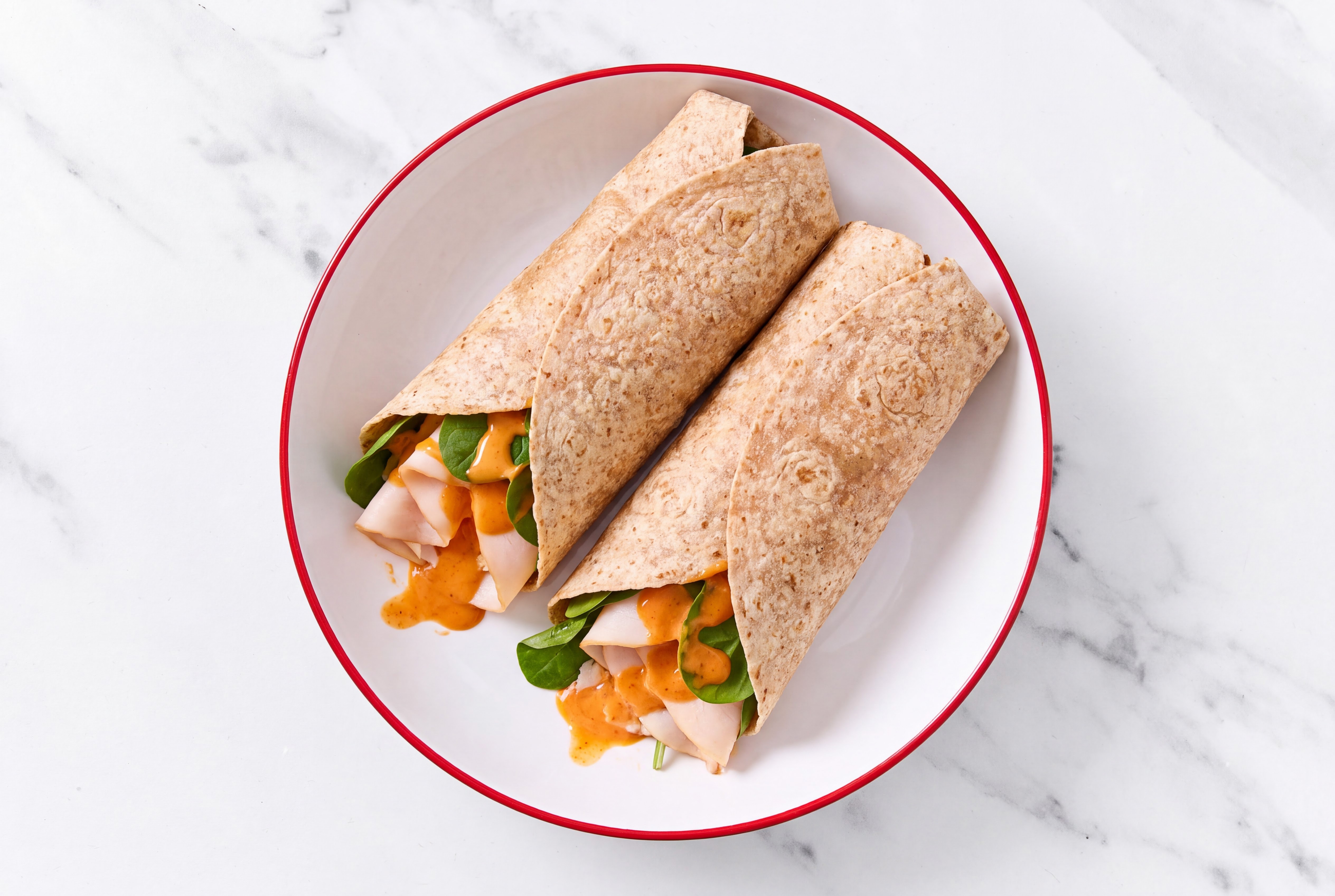 Dill Buffalo Oven Roasted Turkey Breast Wrap