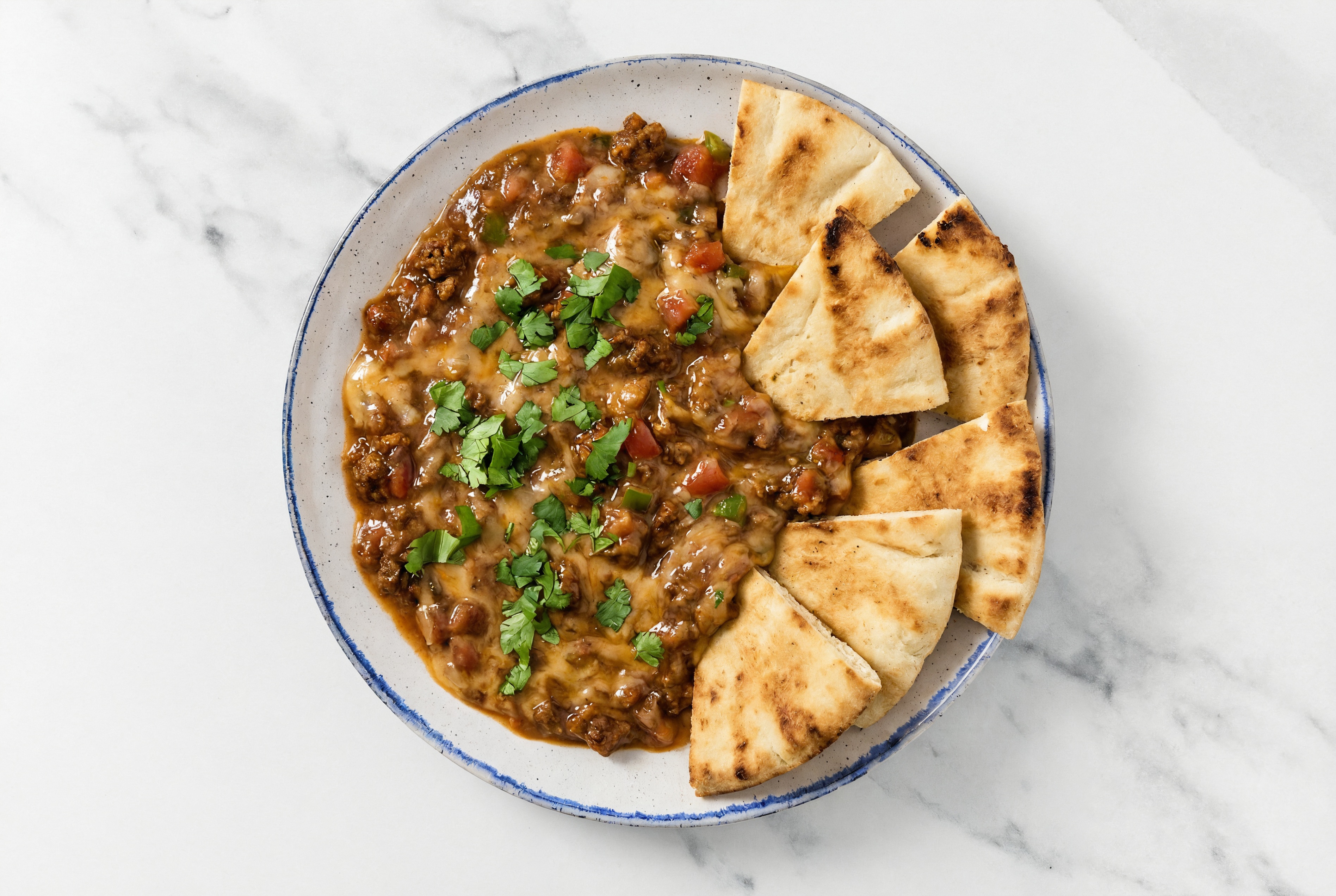 Queso Fundido + Traditional Pita Wedges