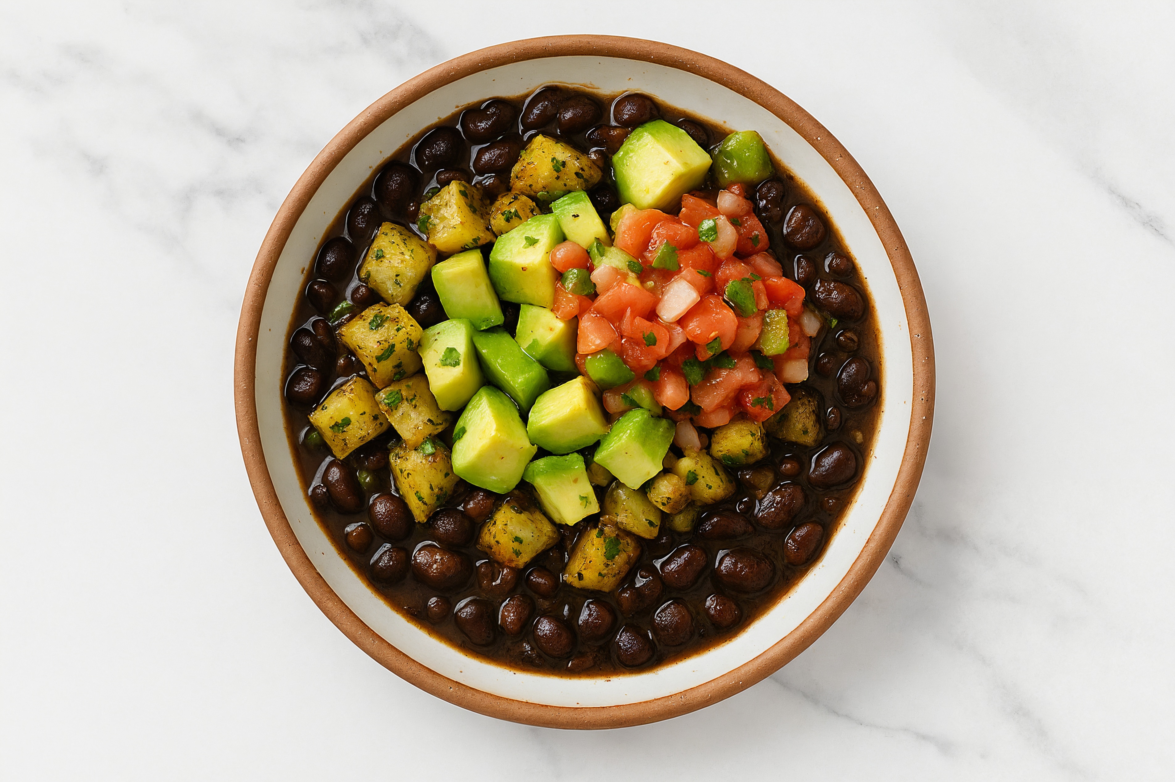 Easiest Tex-Mex Black Bean Potato Bowl