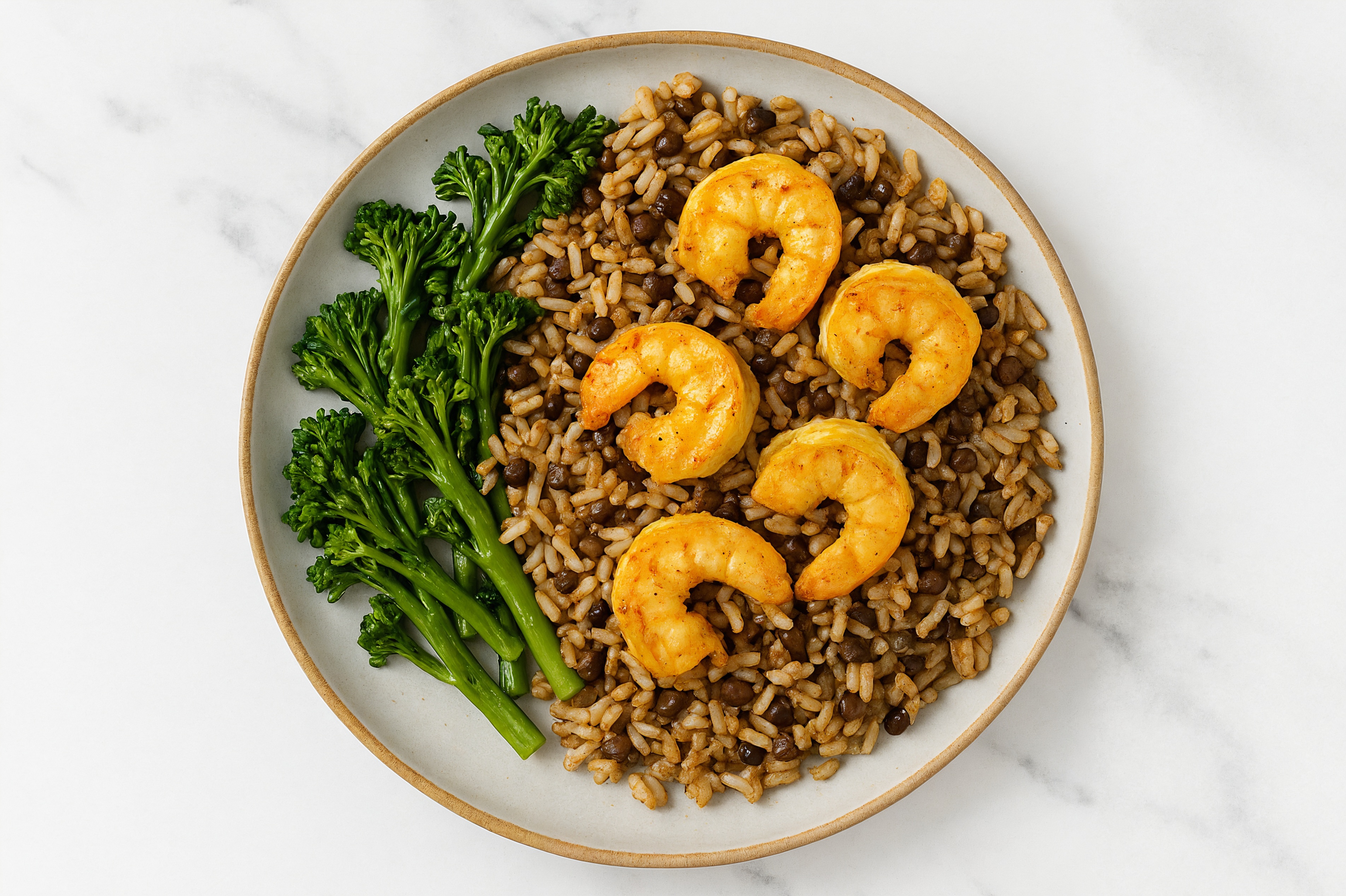 Curry Jumbo Shrimp Power Bowl