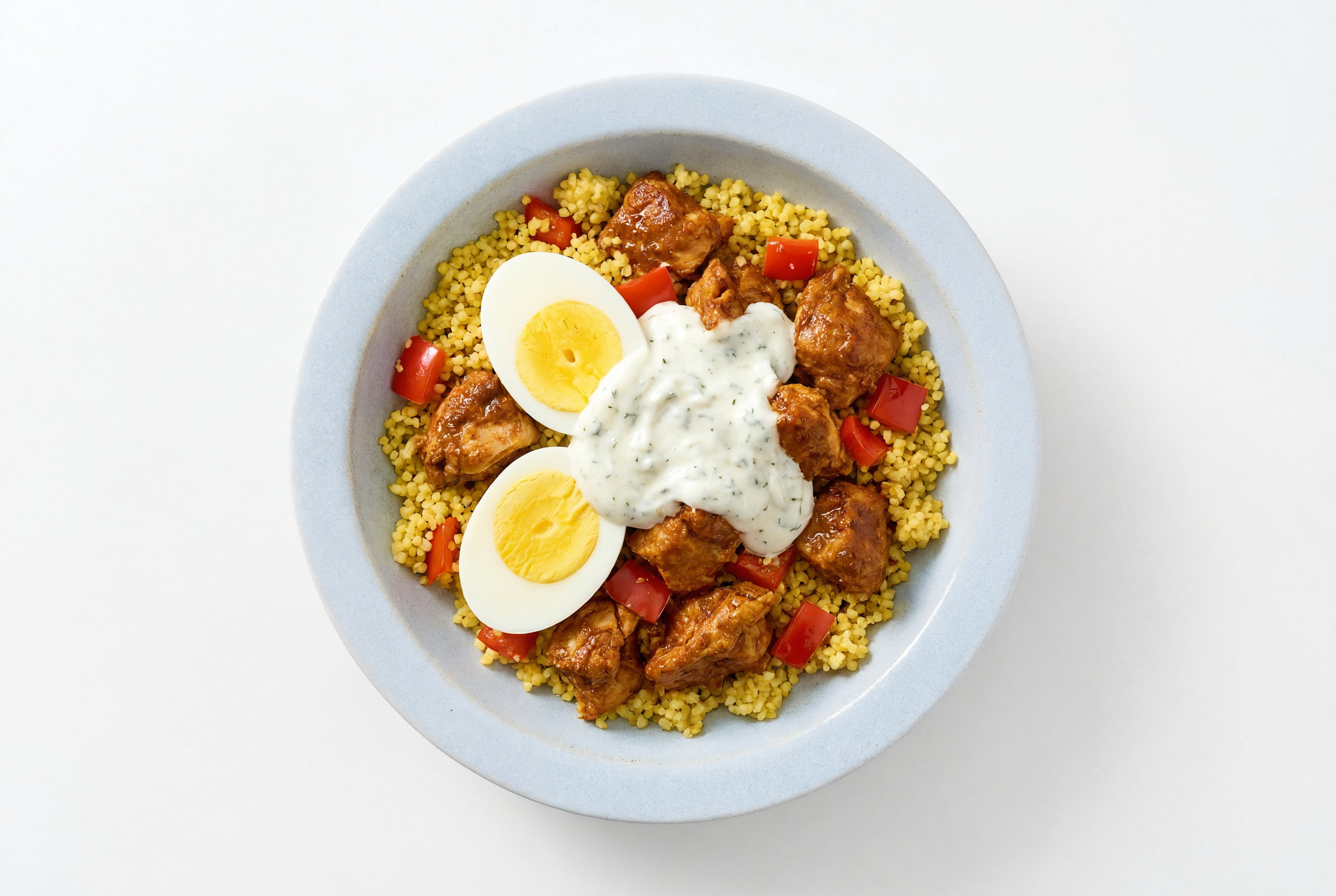 Mediterranean Tandoori Chicken + Couscous Bowl