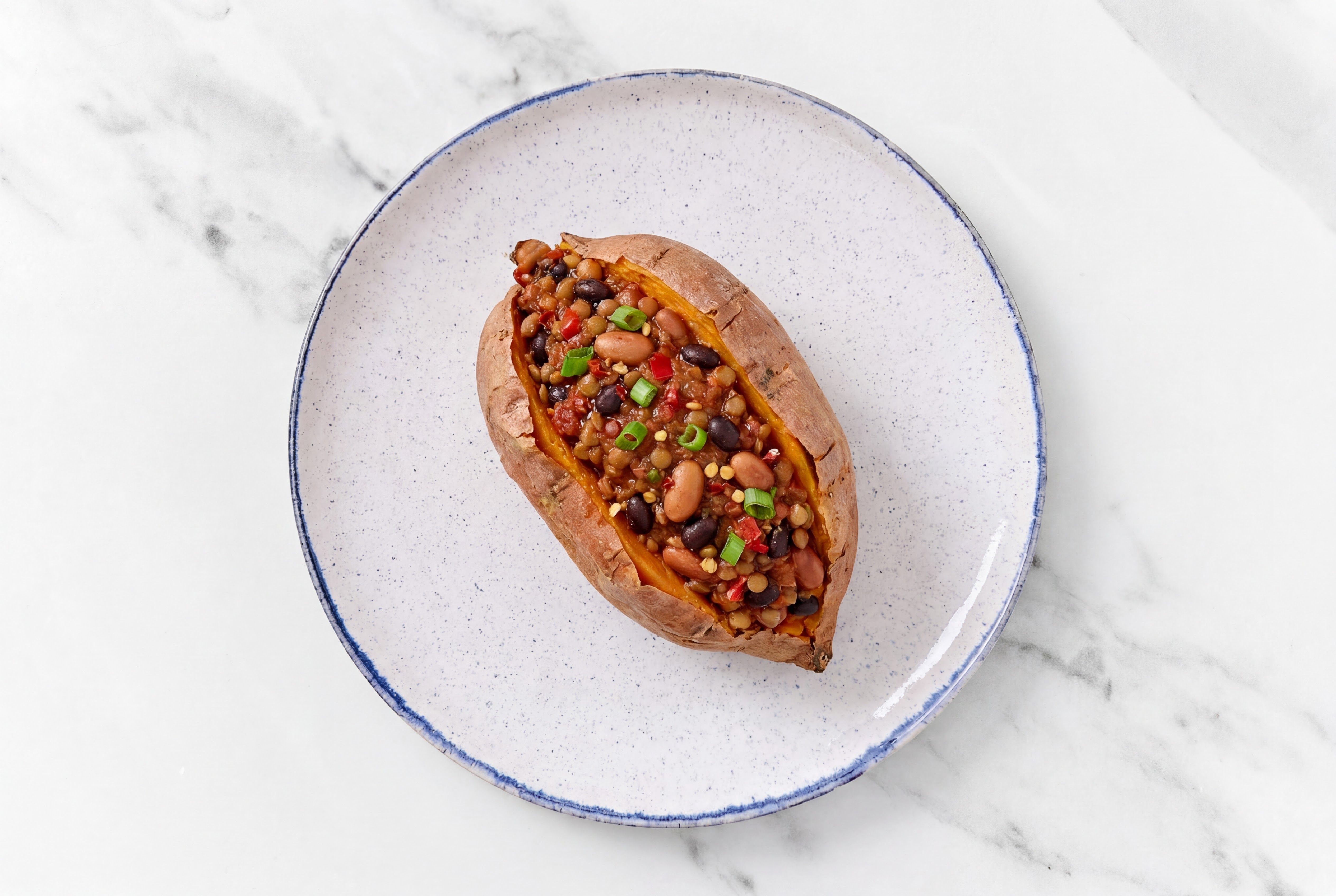 Homestyle Lentil Chili with Sweet Potato