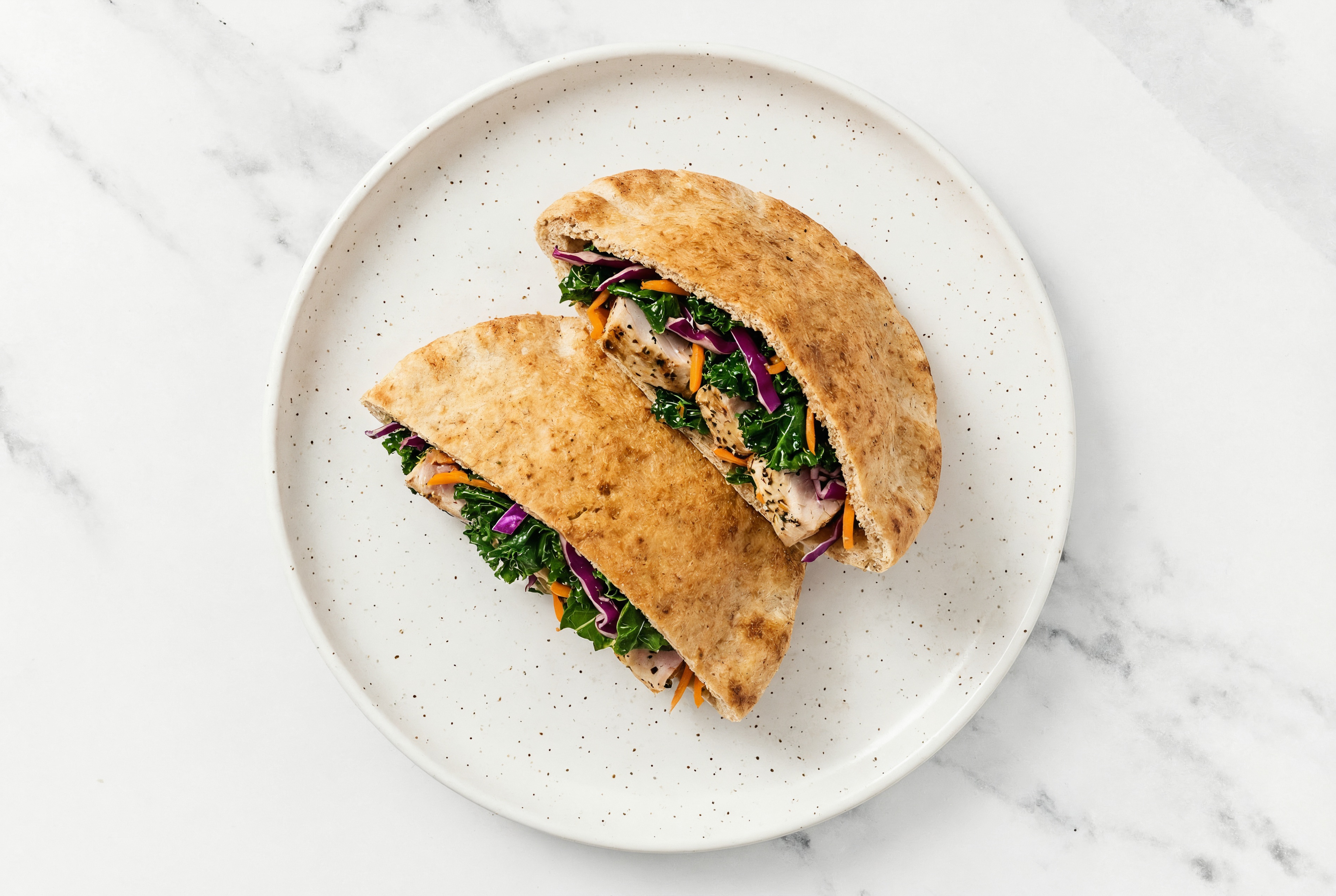 Herby Tuna Steak Traditional Pita