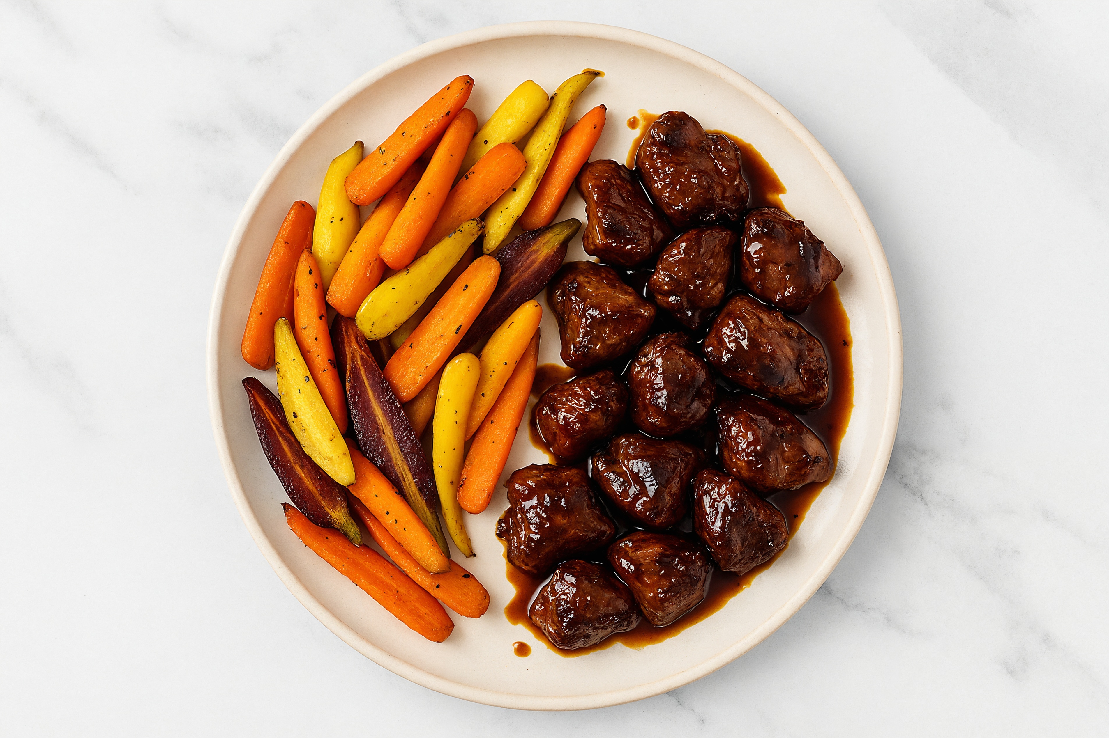 Teriyaki Roasted Lamb & Baby Carrots