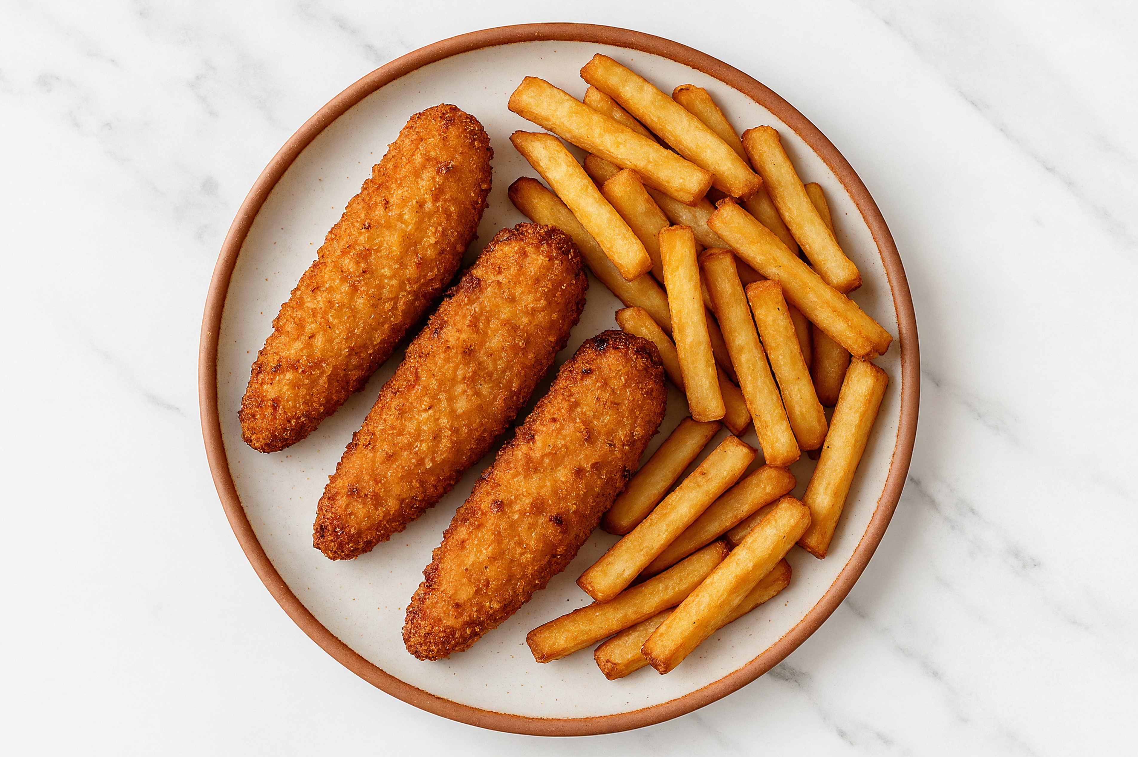Plant-Based Chicken Tenders + Veggie Super Fries