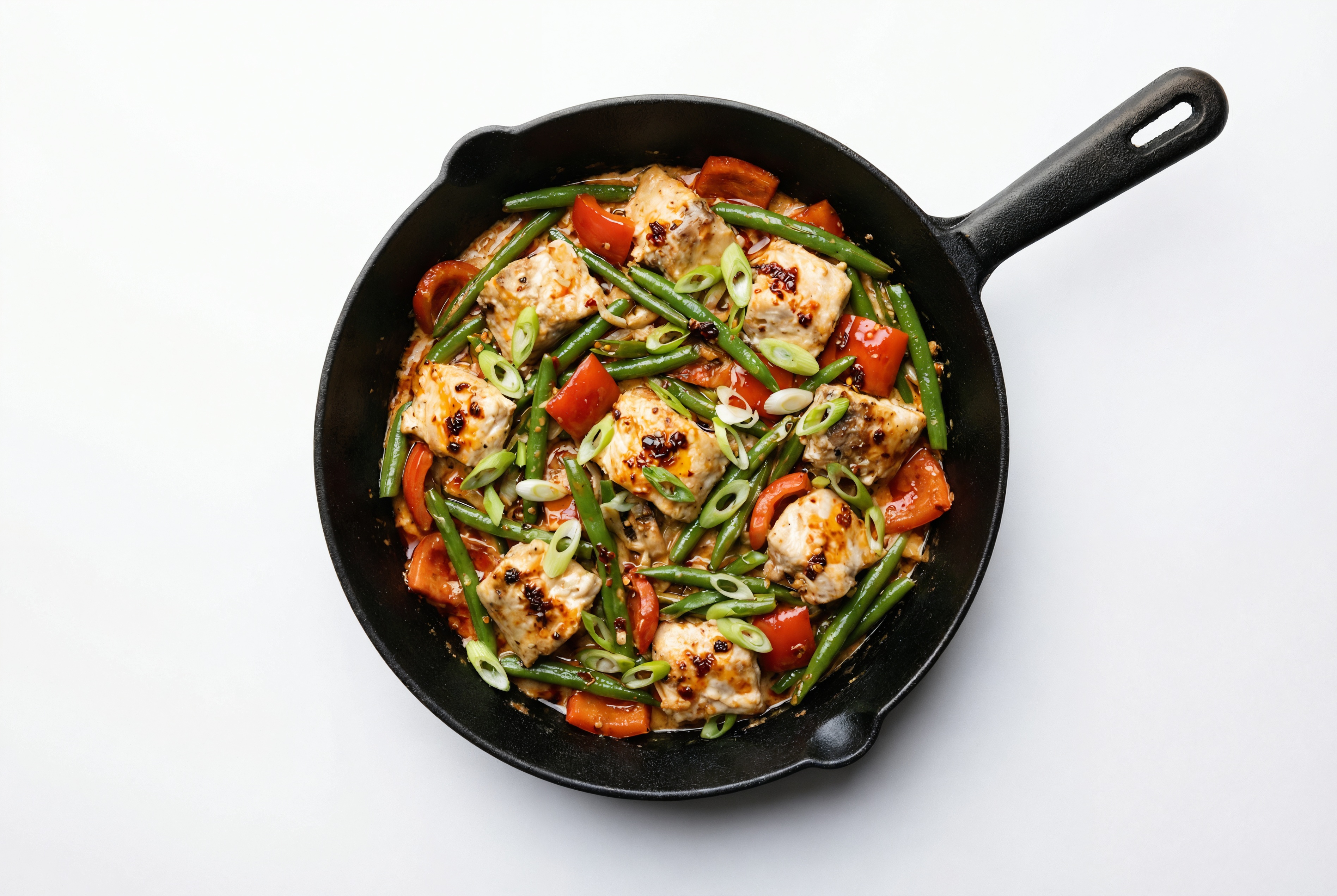  Bang Steelhead Trout with Green Beans + Red Organic Pepper