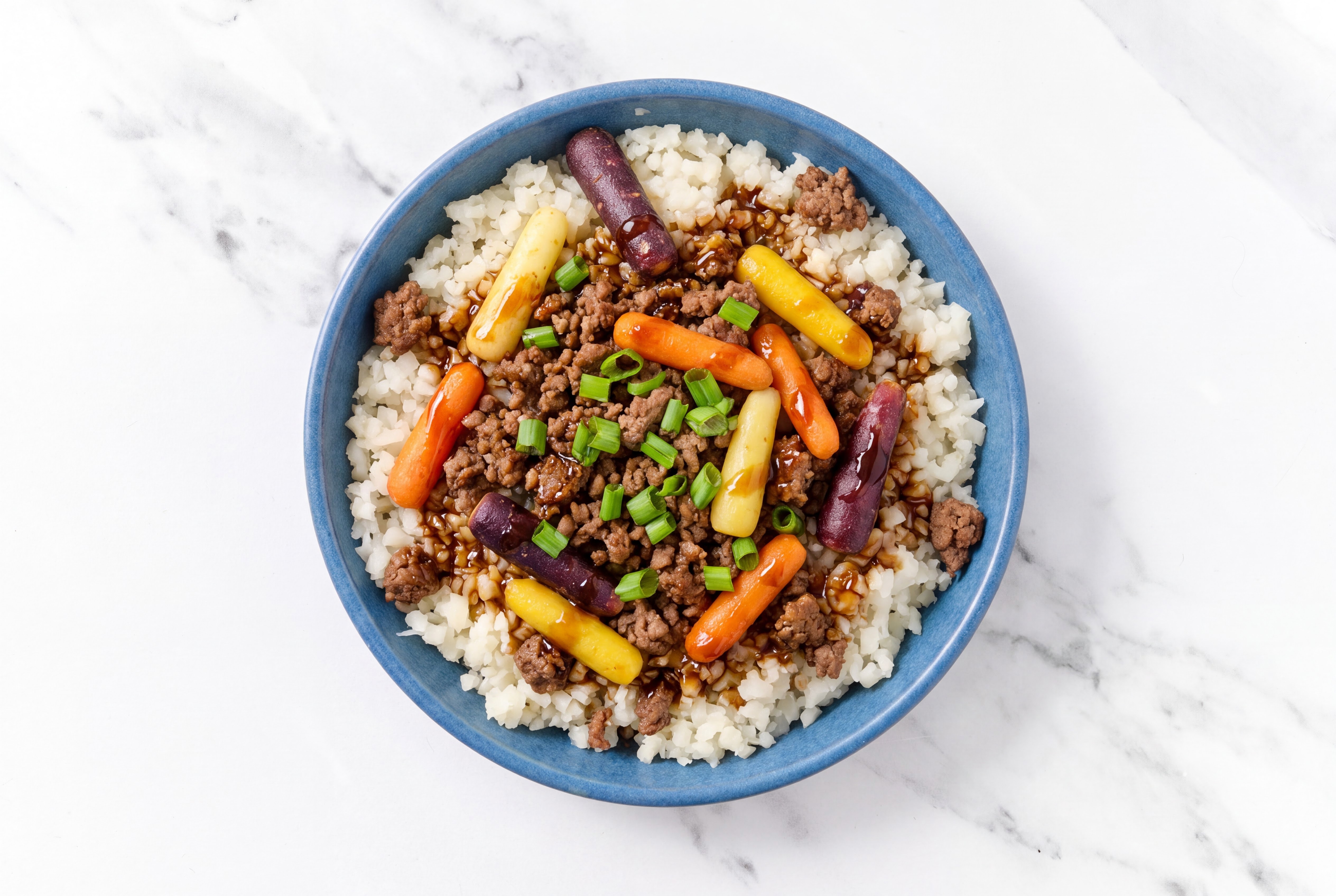 Teriyaki Ground 93/7 Lean Beef Rice Bowl