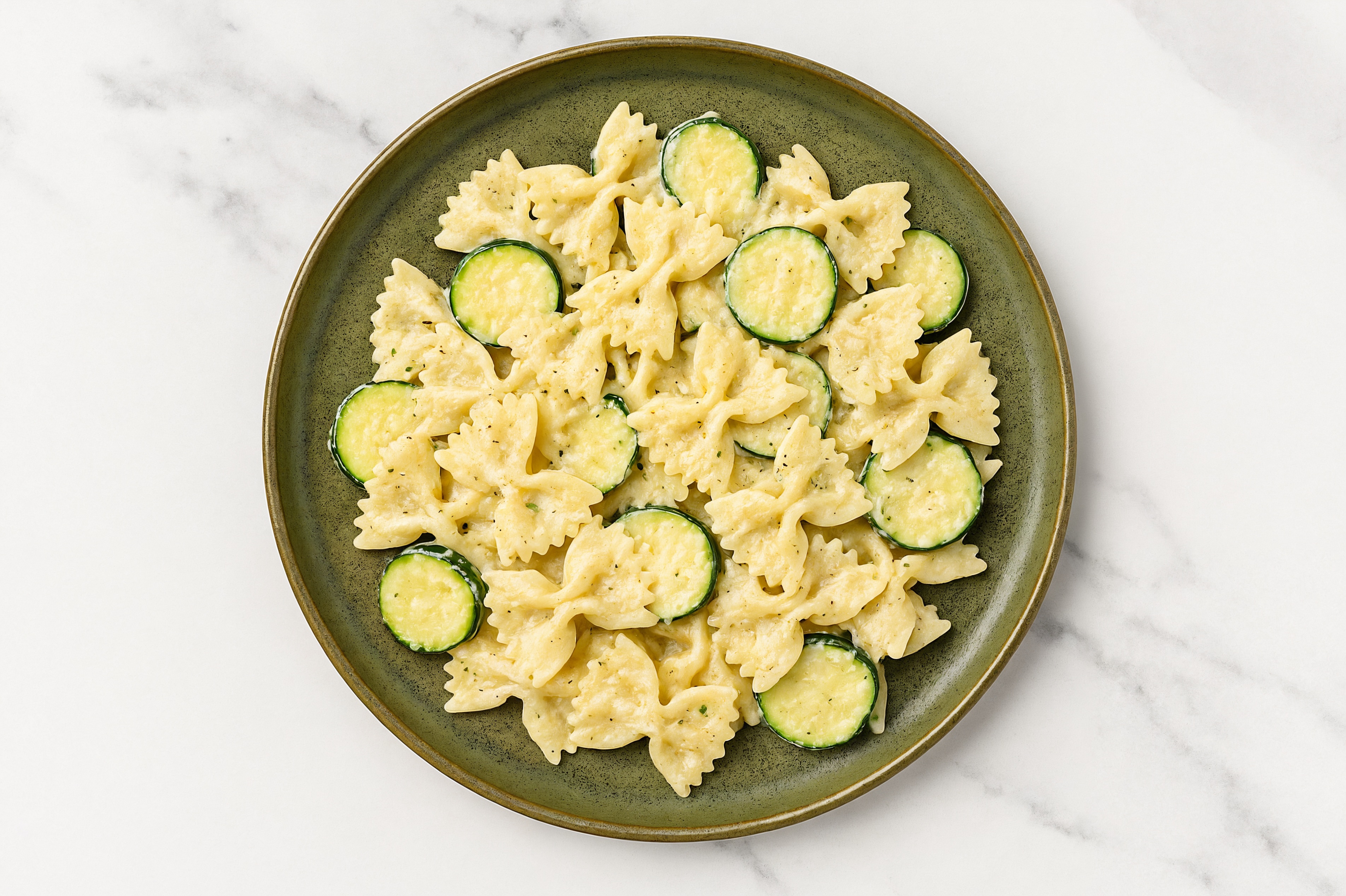 Lemon Parmesan Zucchini Ricotta Pasta